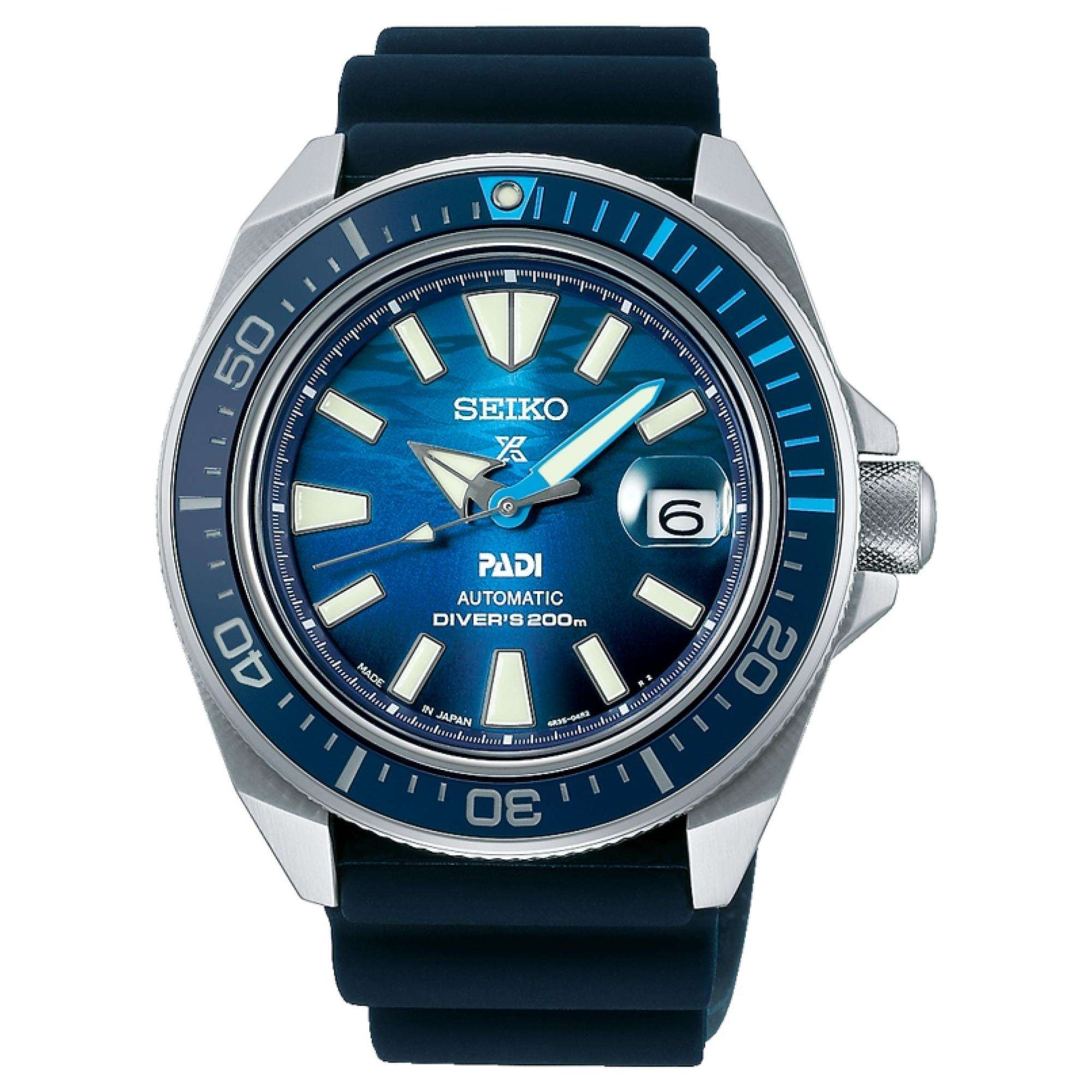Seiko Prospex ‘Great Blue’ King Samurai PADI Automatik Blaues Zifferblatt Herren Uhr SRPJ93K1