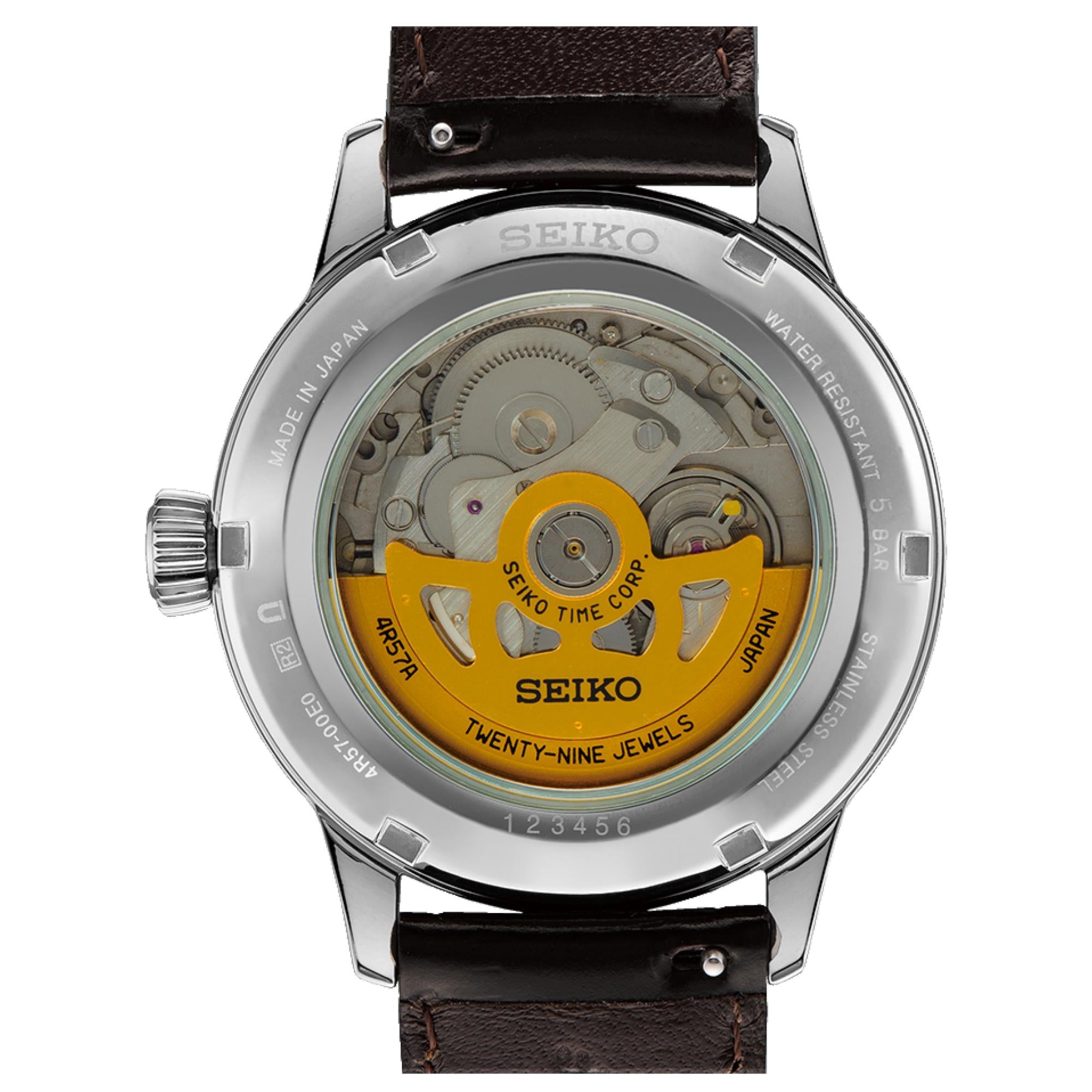 Seiko Presage Cocktail Time 'Midnight Mockingbird' Grün Zifferblatt Herren Uhr SSA459J1