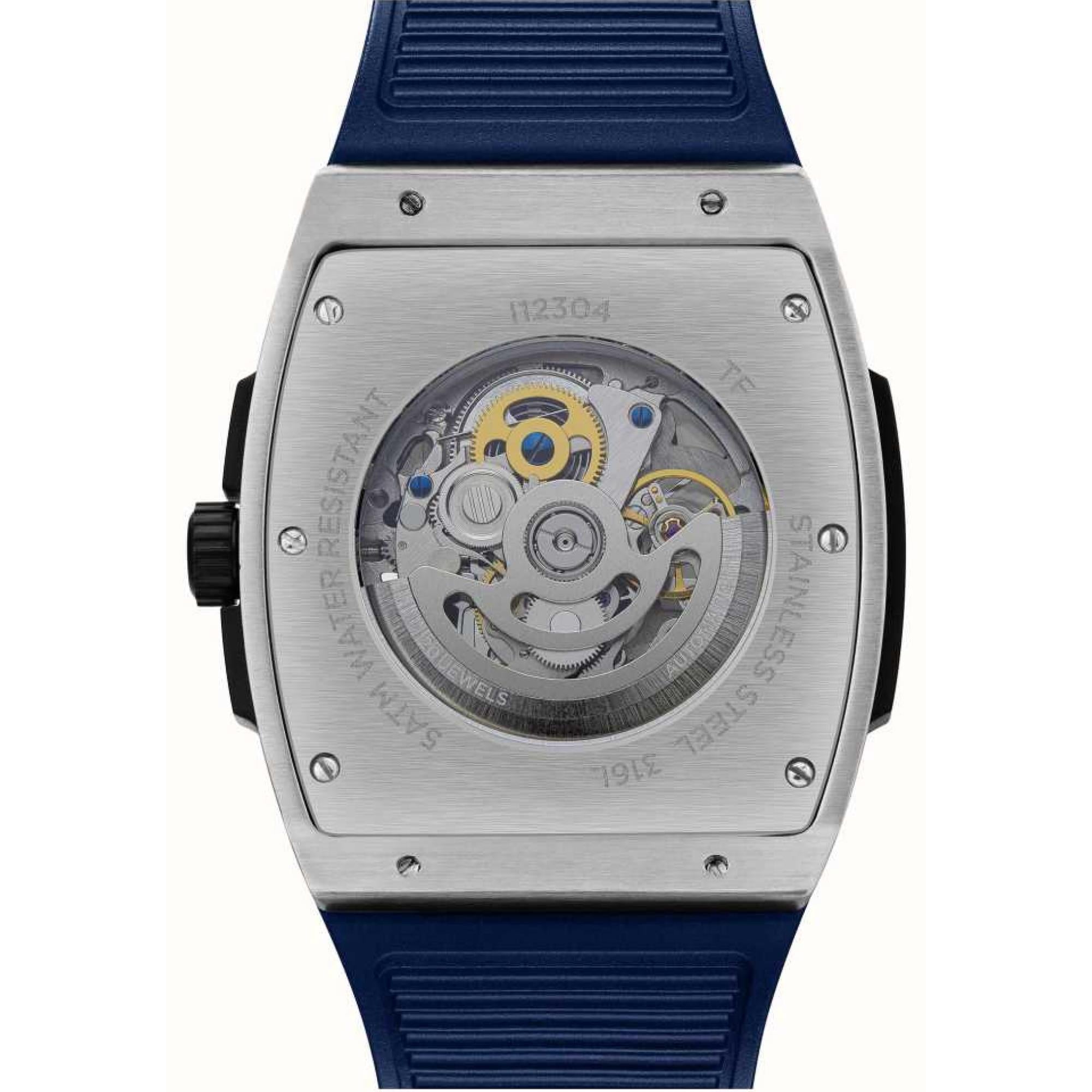 Ingersoll The Challenger 1892 Automatic Blue Dial and Blue PU Strap Men's Watch I12304