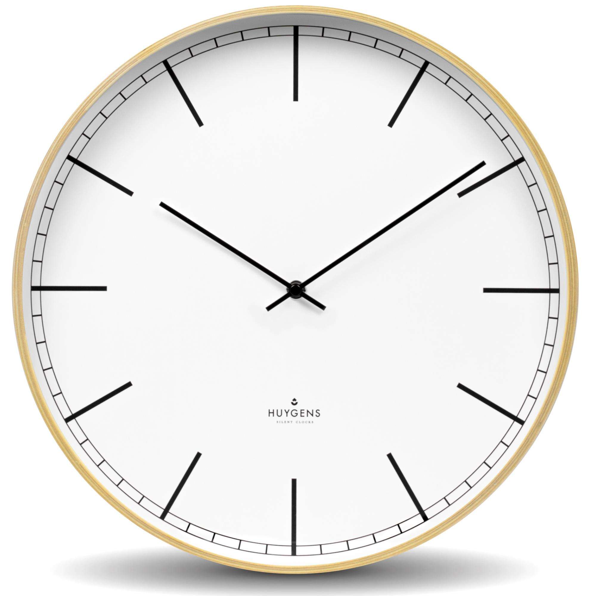Huygens Holz Index Wanduhr 45cm HU17003