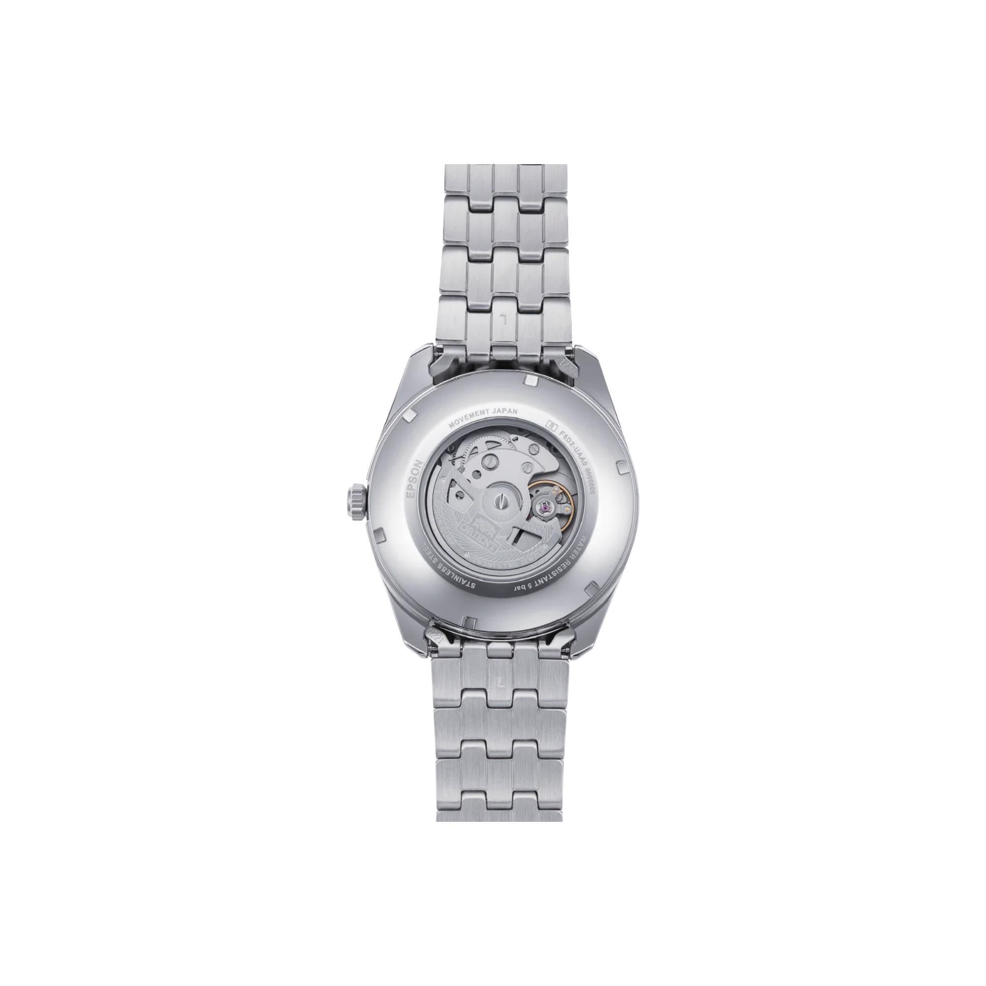Orient Multi-Year Calendar 43.5mm Green Dial Steel Mens Automatic Watch RA-BA0002E10B