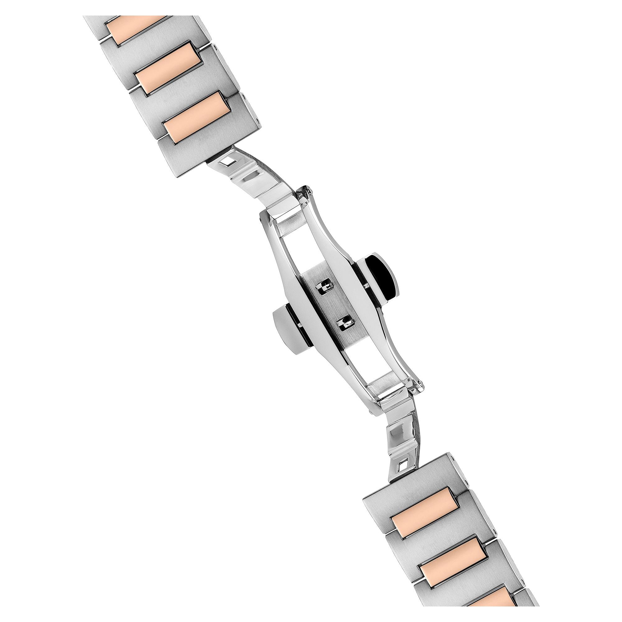 Ingersoll The Ollie Automatic Grey Skeleton Dial Two-Tone Stainless Steel Bracelet Men's Watch I14502