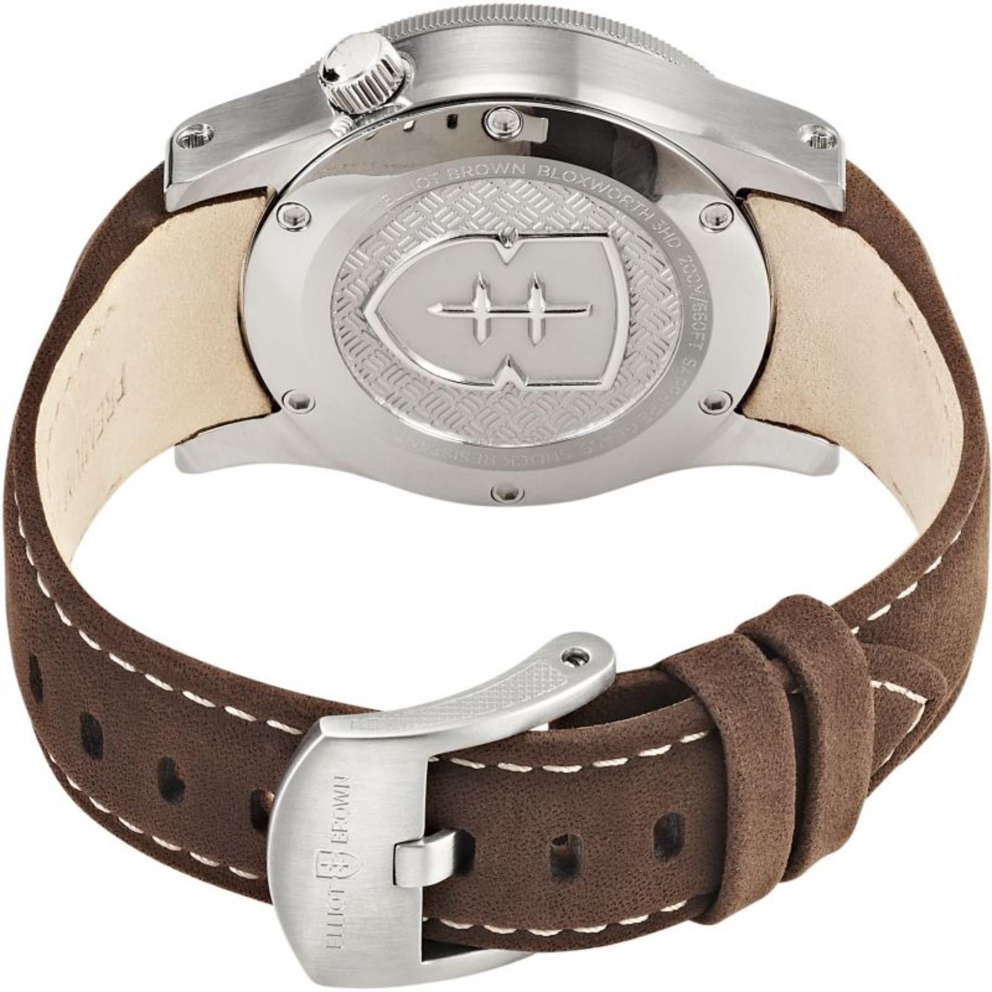 Elliot Brown Bloxworth Heritage Diver Schwarzes Zifferblatt Herren Uhr 929-105-L26