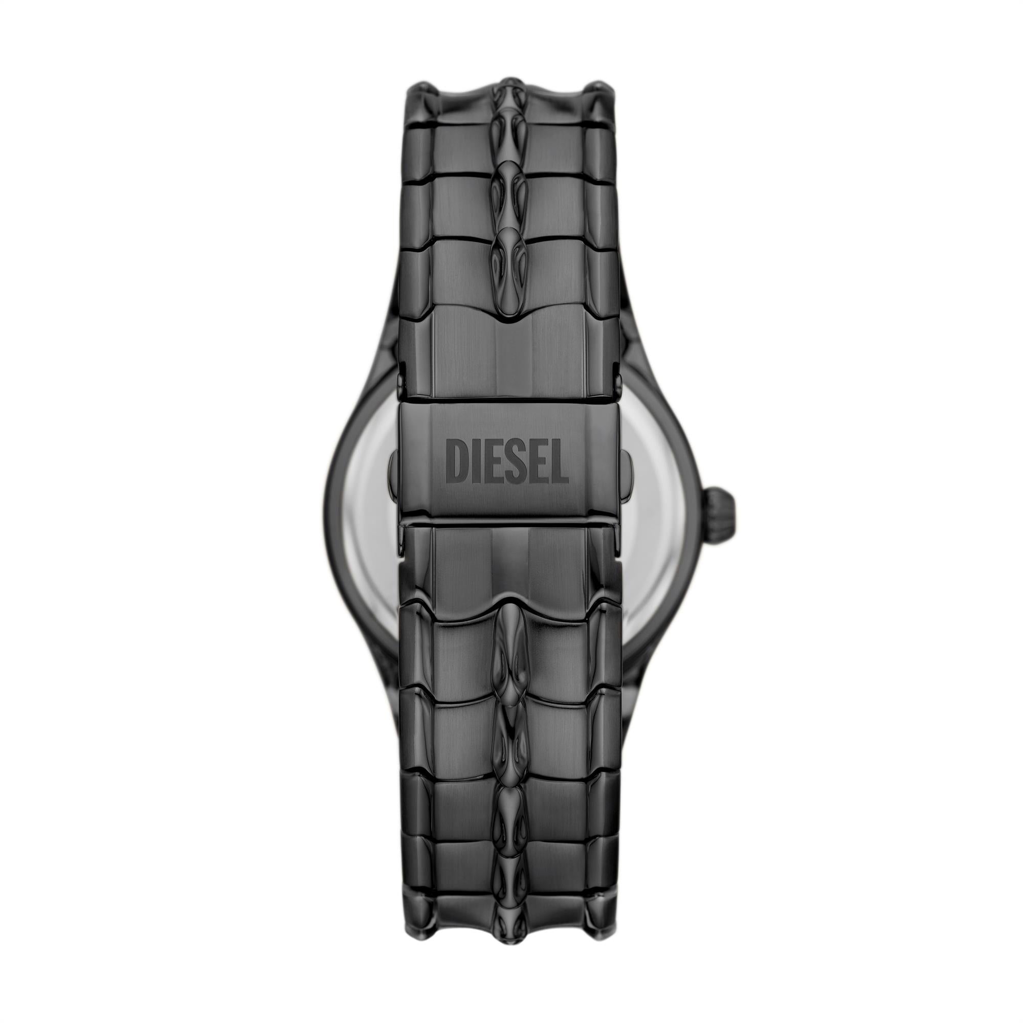 Diesel Vert 44mm Red Dial Steel Mens Quartz Watch DZ2199