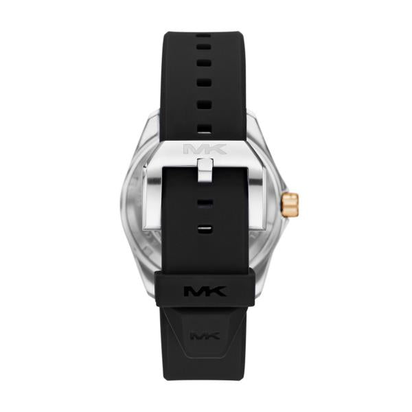 Michael Kors Maritime Grün Zifferblatt Schwarzes Silikonarmband Herren Uhr MK9158