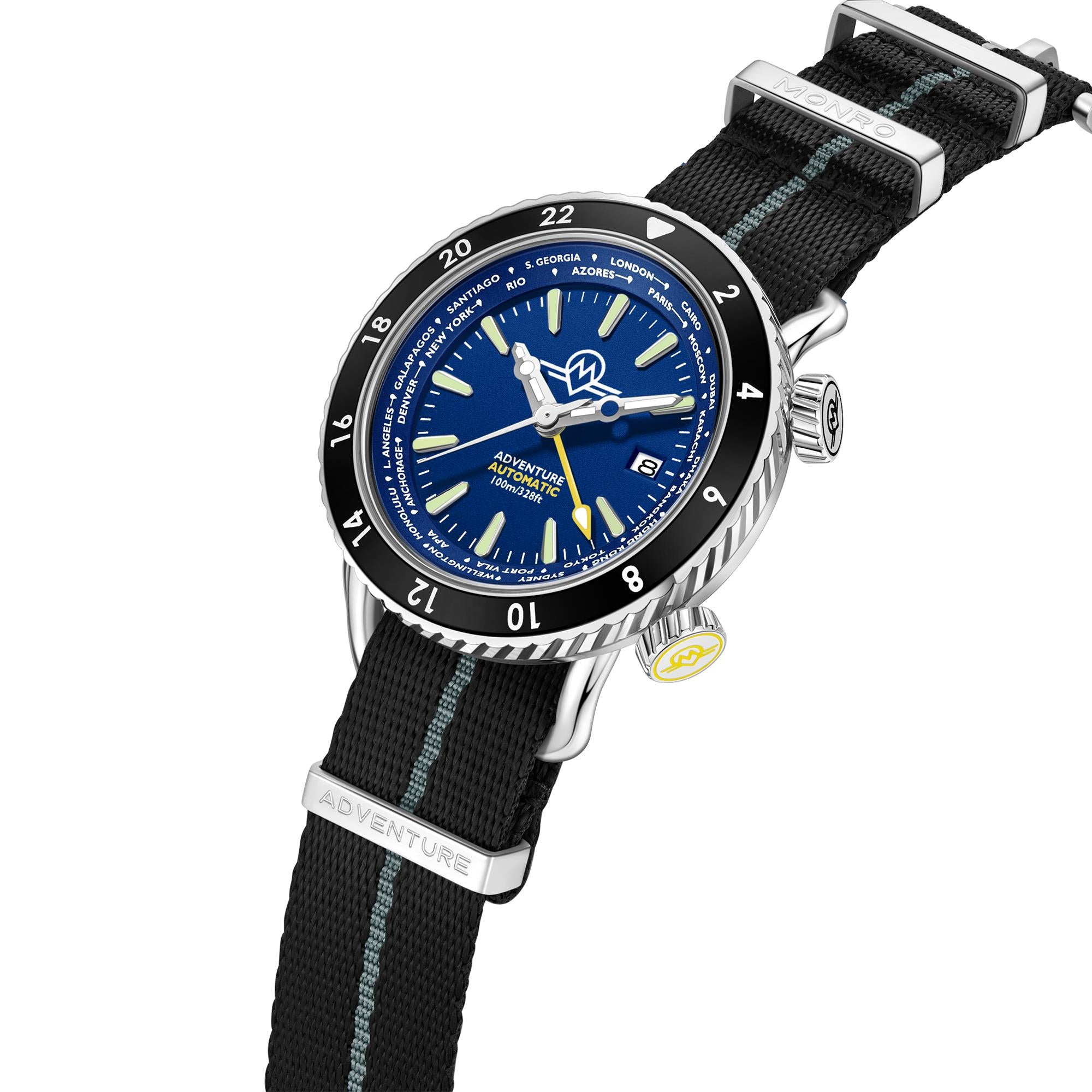 Monro Adventure Deep Sea Blue Dial Automatic Men's Watch MA-2