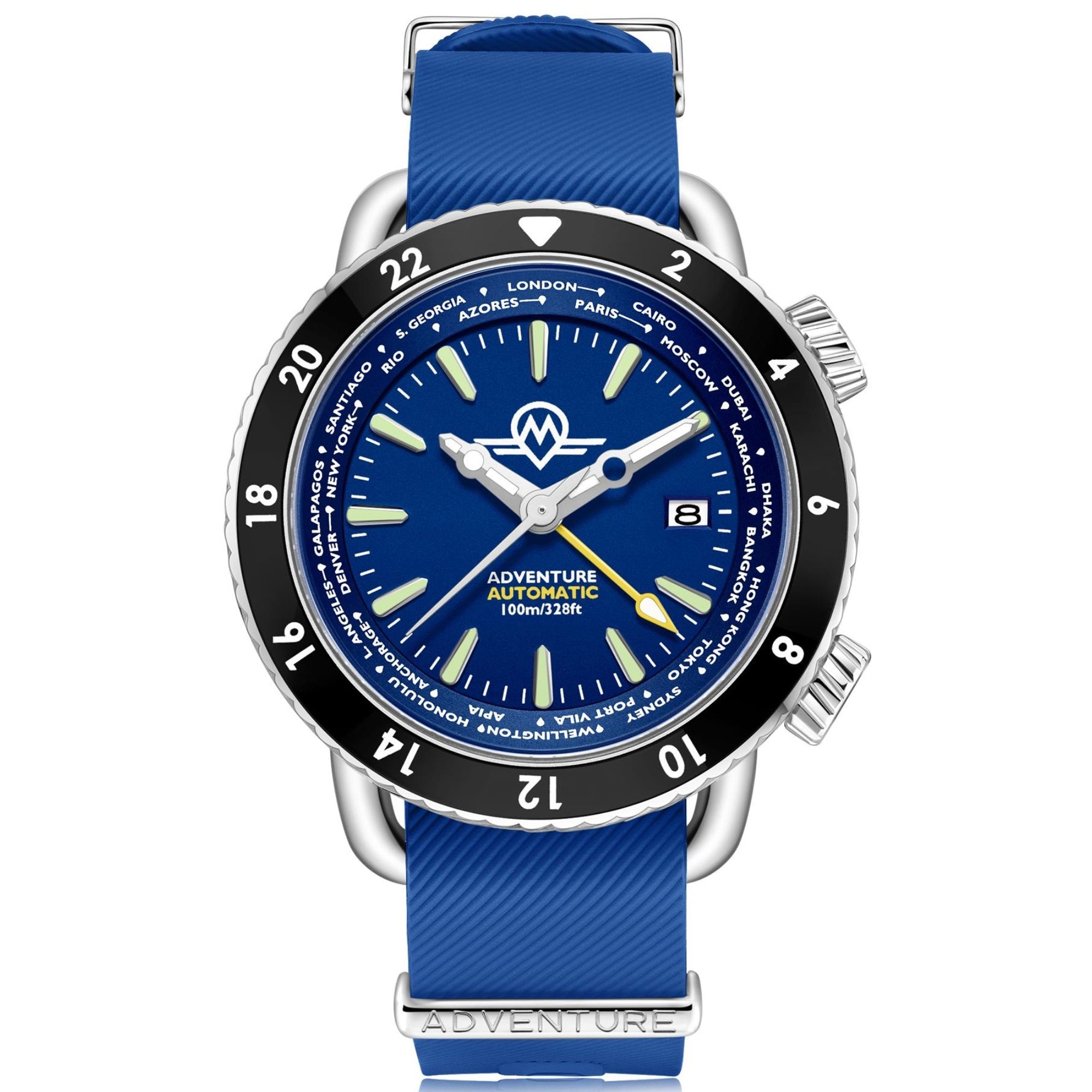 Monro Adventure Deep Sea Blue Dial Automatic Men's Watch MA-2
