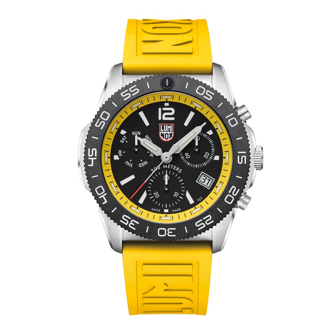 Luminox Pacific Diver 44mm Chronograph Black Dial Rubber Mens Quartz Watch XS.3145