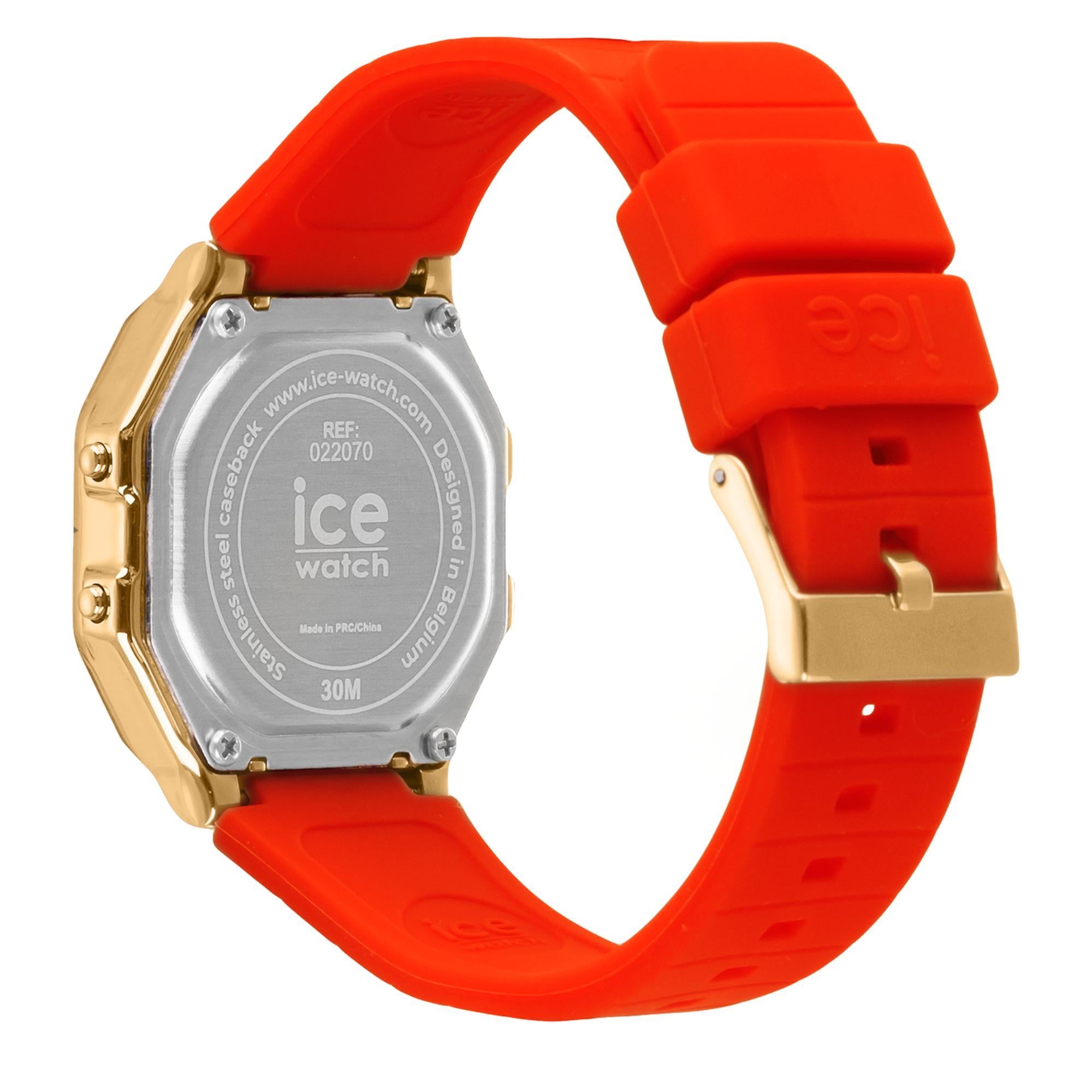 ICE Digit Retro Red Digital Silicone Strap Watch 022070