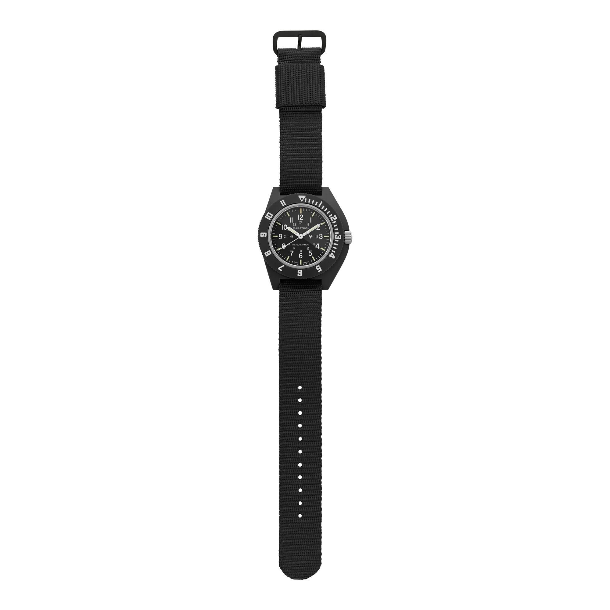 Marathon Pilot's Navigator Quarz Schwarzes Zifferblatt Herren Uhr WW194001BK-0001
