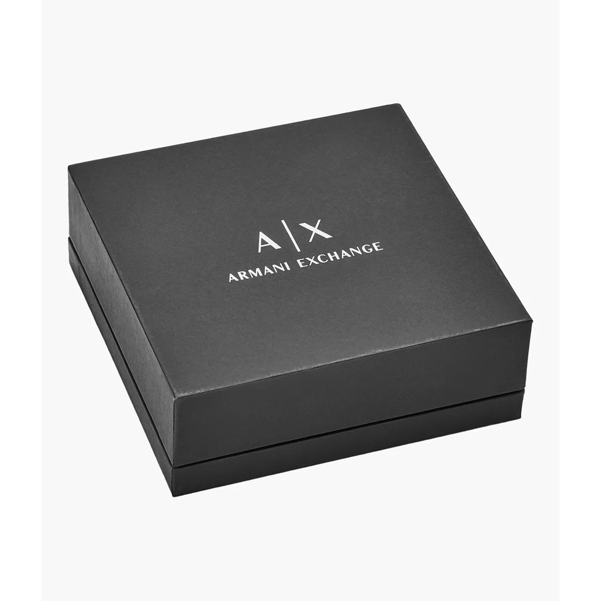 Armani Exchange Black Fabric ID Men's Bracelet AXG0041040