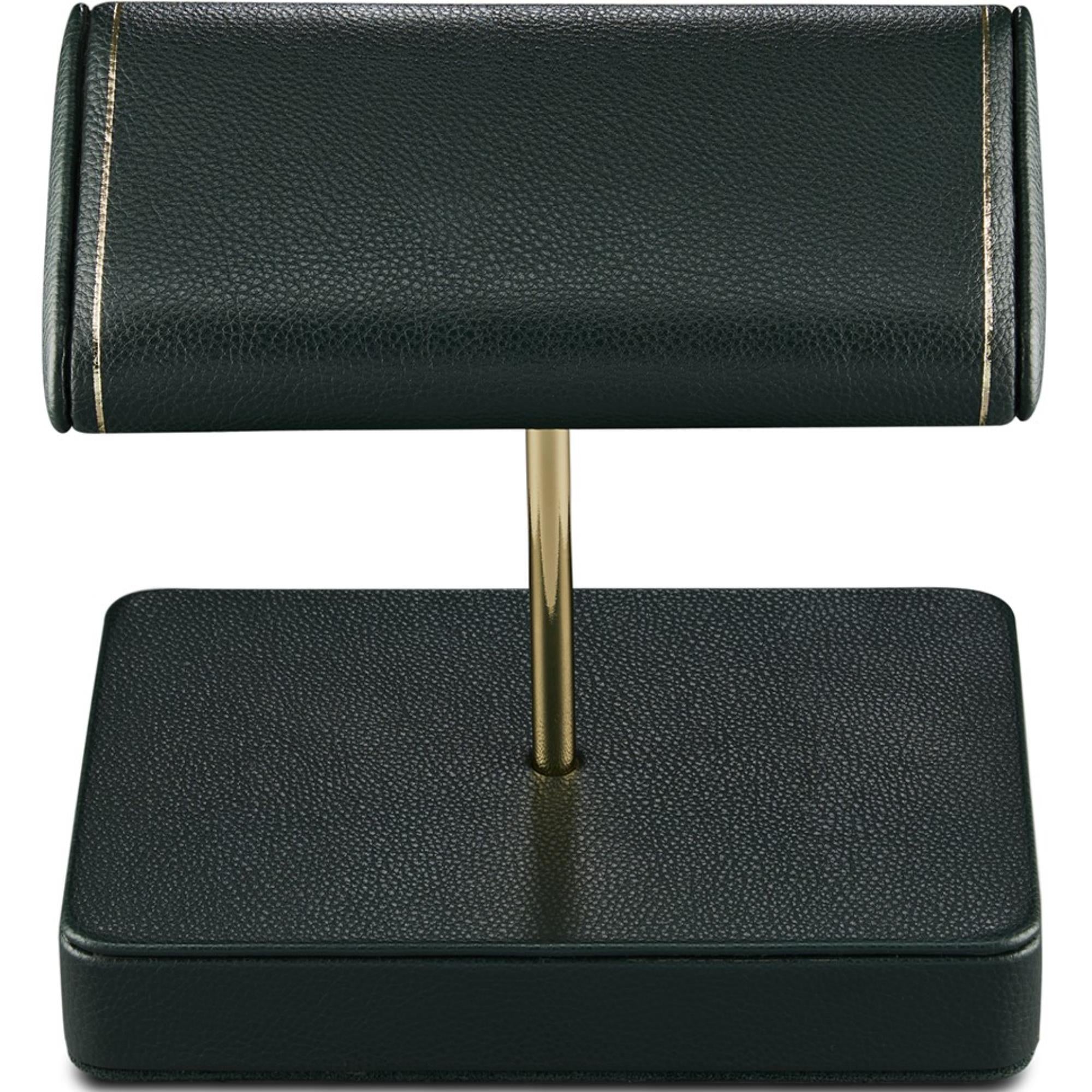 Wolf British Racing Green Double Static Watch Stand 487441