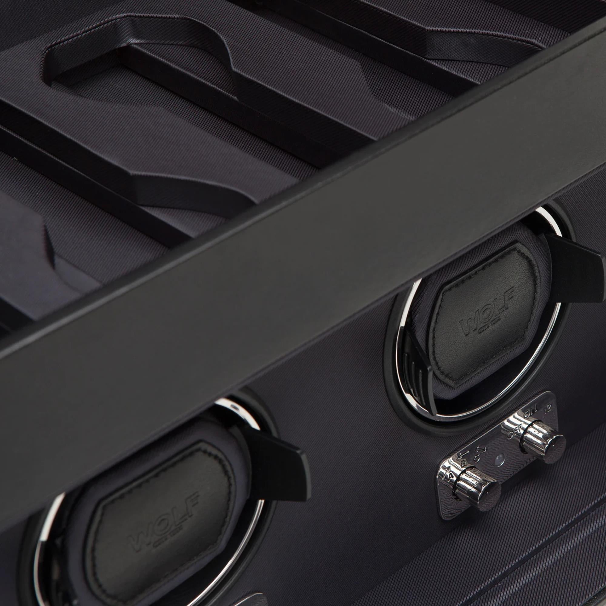 Wolf Heritage Triple Watch Winder with Storage 270502