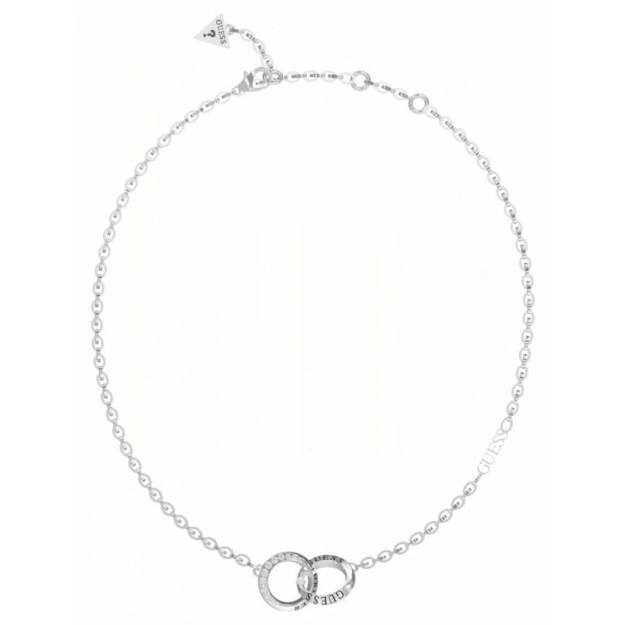 Guess Damen Edelstahl Mini Forever Link Halskette UBN02191RH