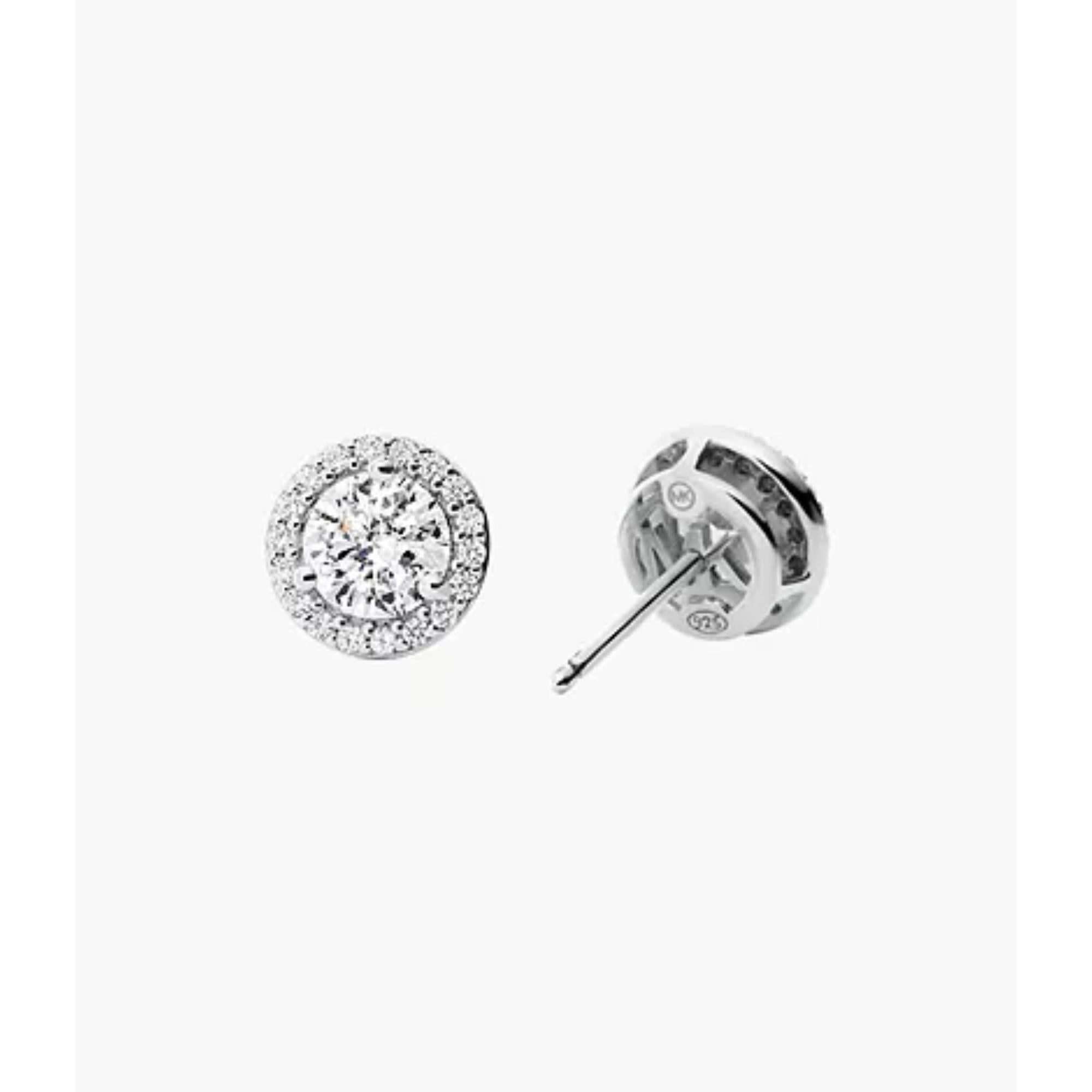 Michael Kors Damen Sterlingsilber Cz Halo Ohrstecker MKC1035AN040