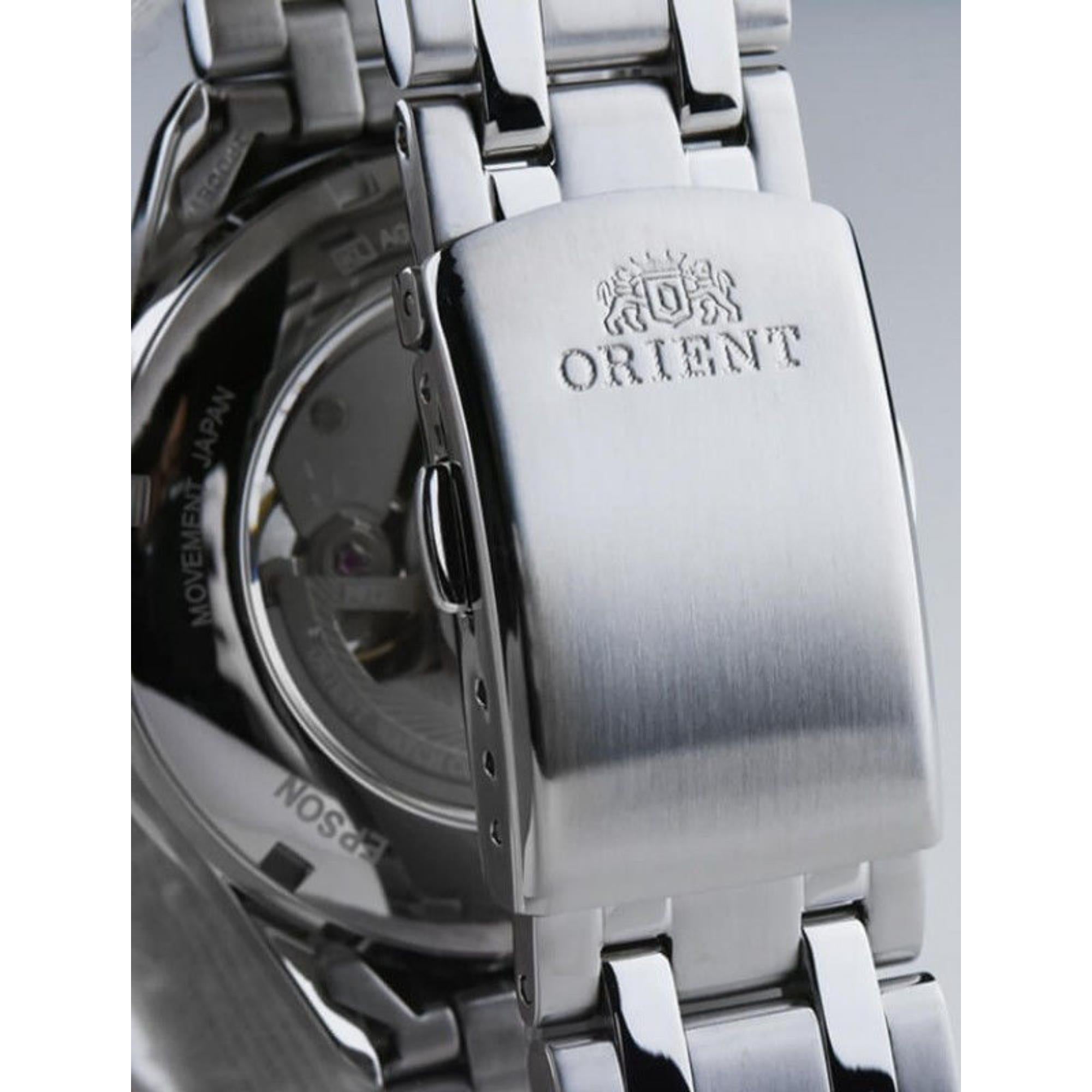  Orient Contemporary Open-Heart Black Dial Men's Watch TAG03001B00