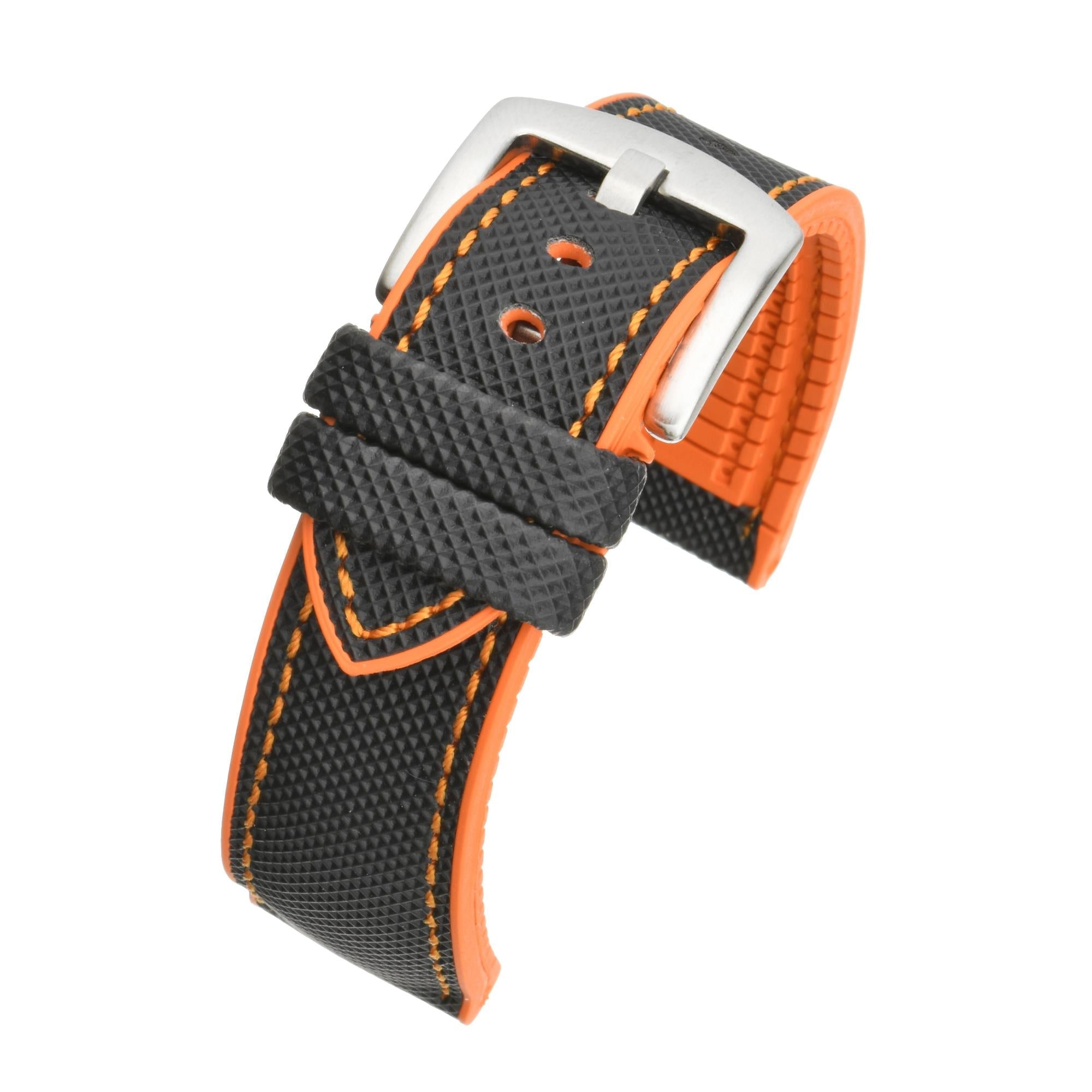 LBS Schwarz/Orange Prem mit Proof Hybrid-Uhrenarmband WS251/20
