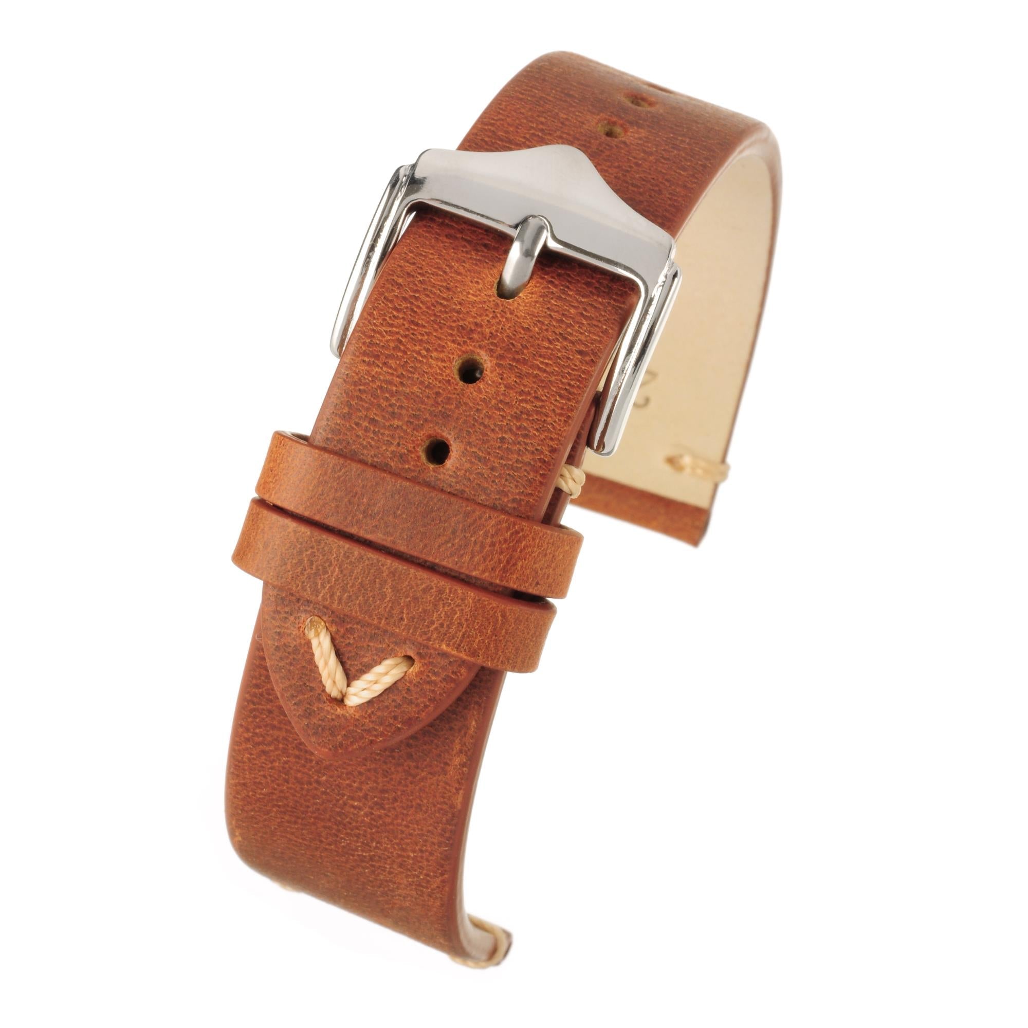 LBS Brown Vintage Watch Strap WV101/18