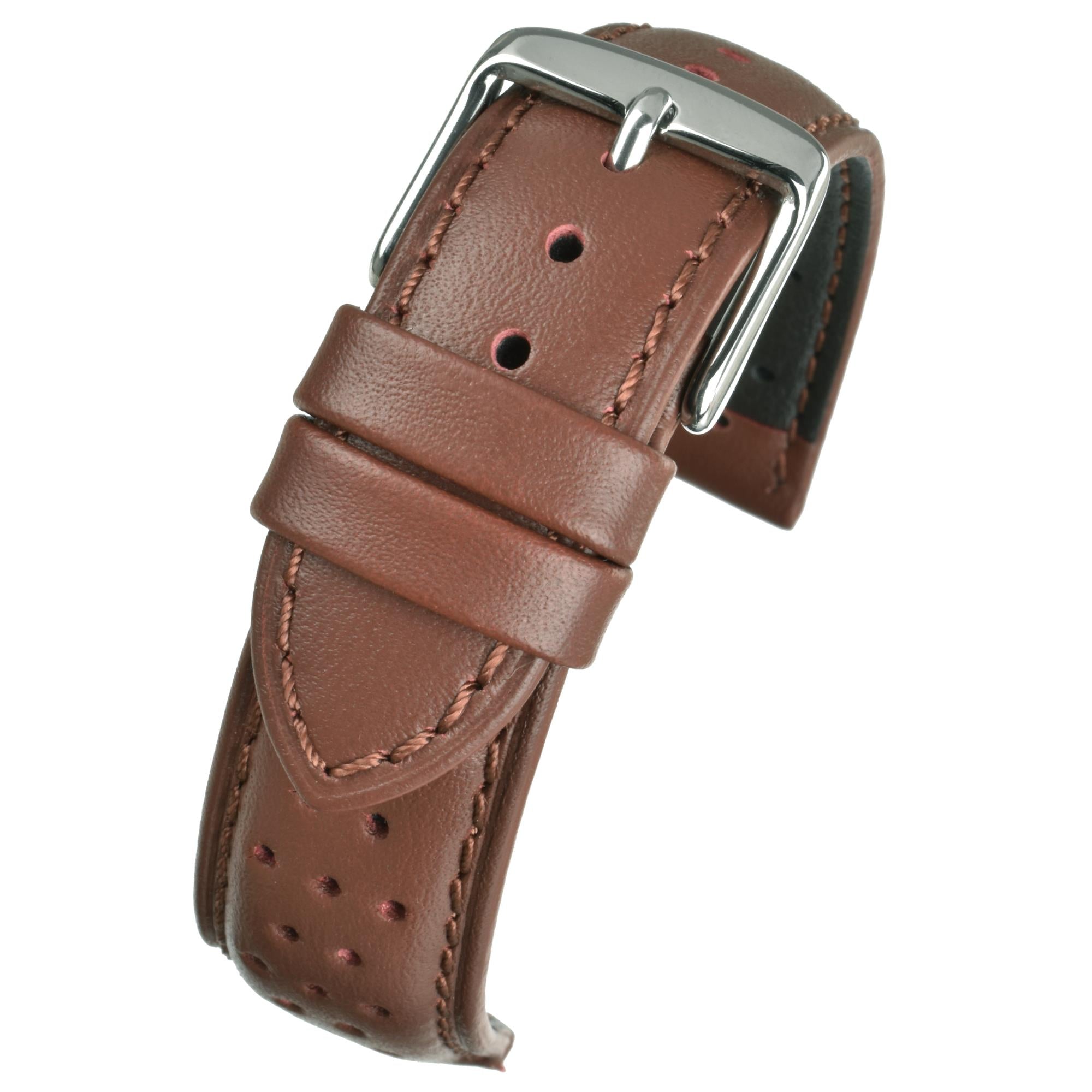 LBS Superior Perforiertes Lederarmband Tan WH821/20