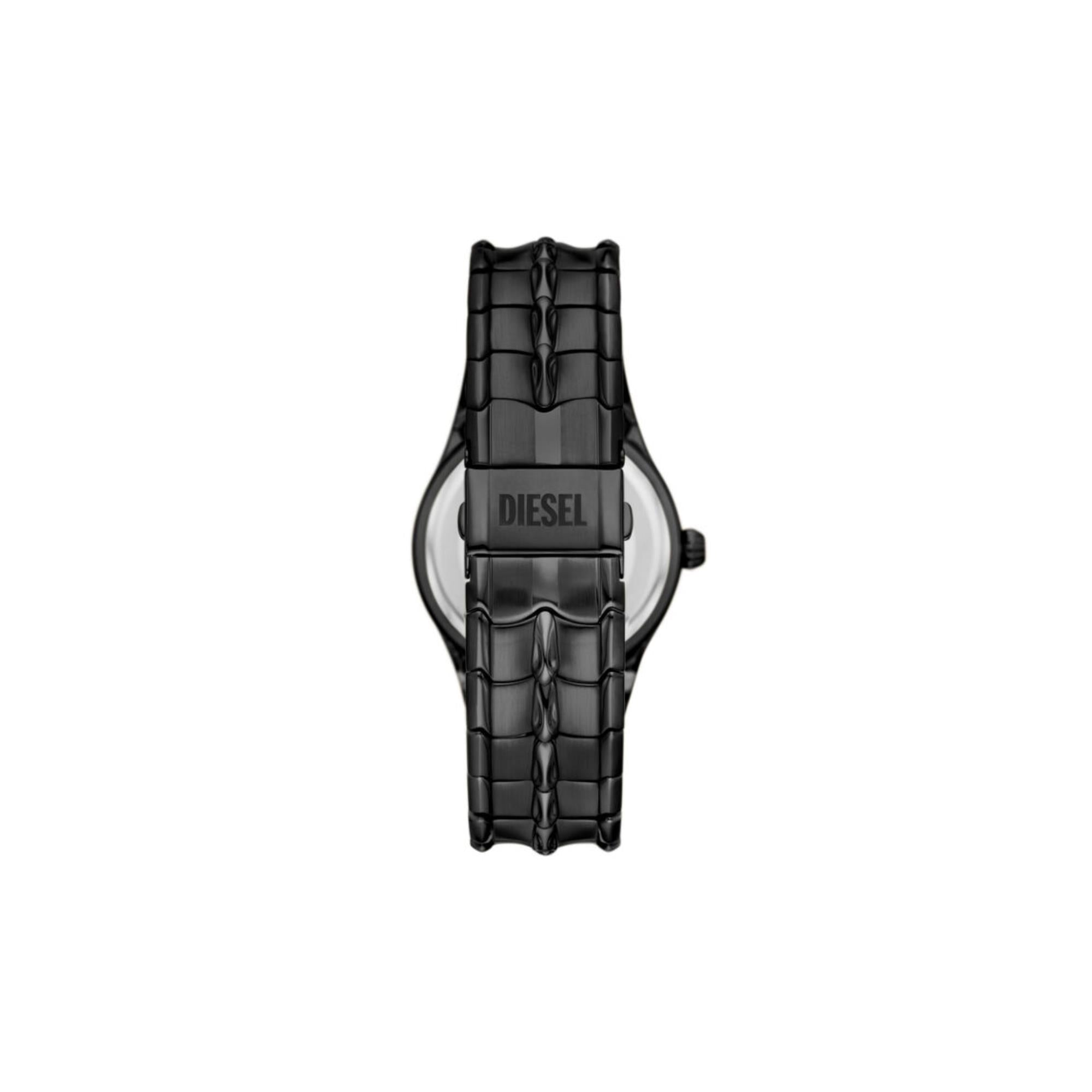 Diesel Vert Schwarzes Zifferblatt Edelstahlarmband Herrenuhr DZ2187