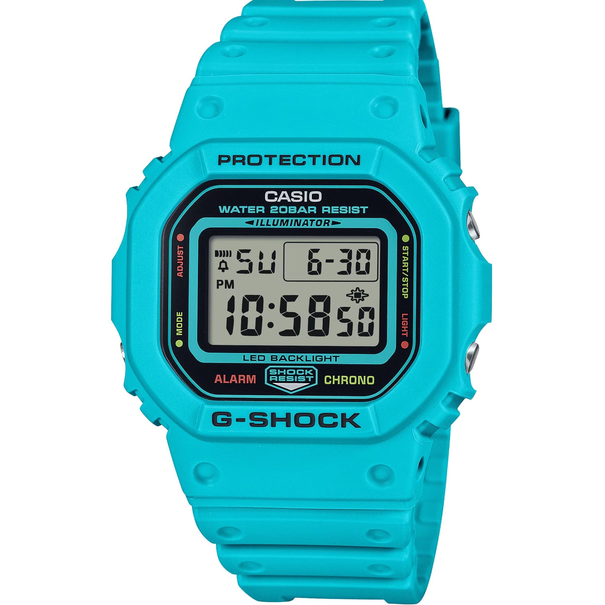 Casio G-Shock Digital 5600 Serie Kunststoff Uhr DW-5600EP-2ER