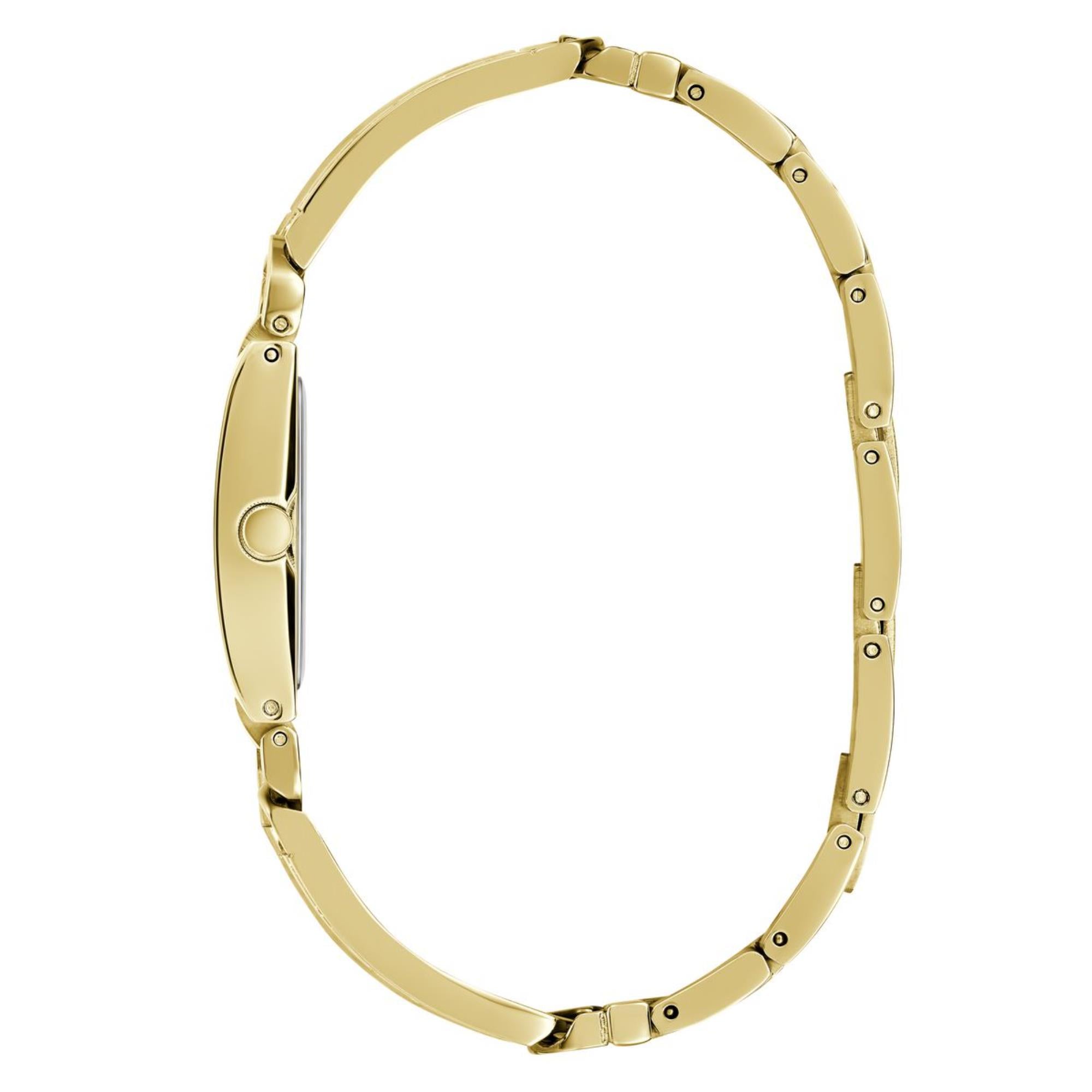 Guess Mod ID Champagner Zifferblatt Edelstahlarmband Damen Uhr GW0668L2