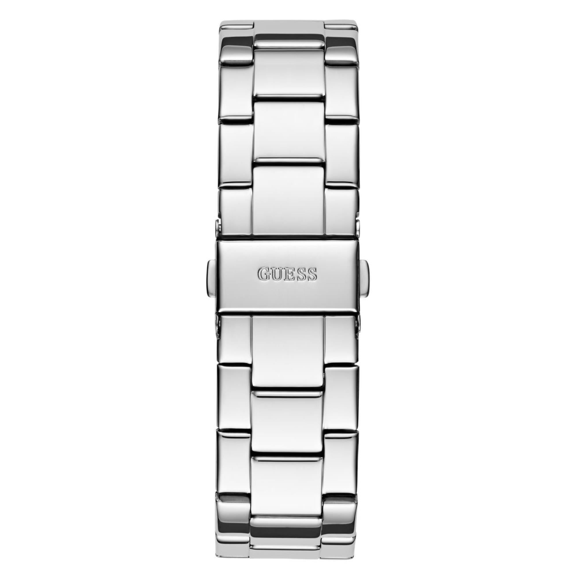 Guess Zoe Silber Zifferblatt Edelstahlarmband Damenuhr GW0760L1