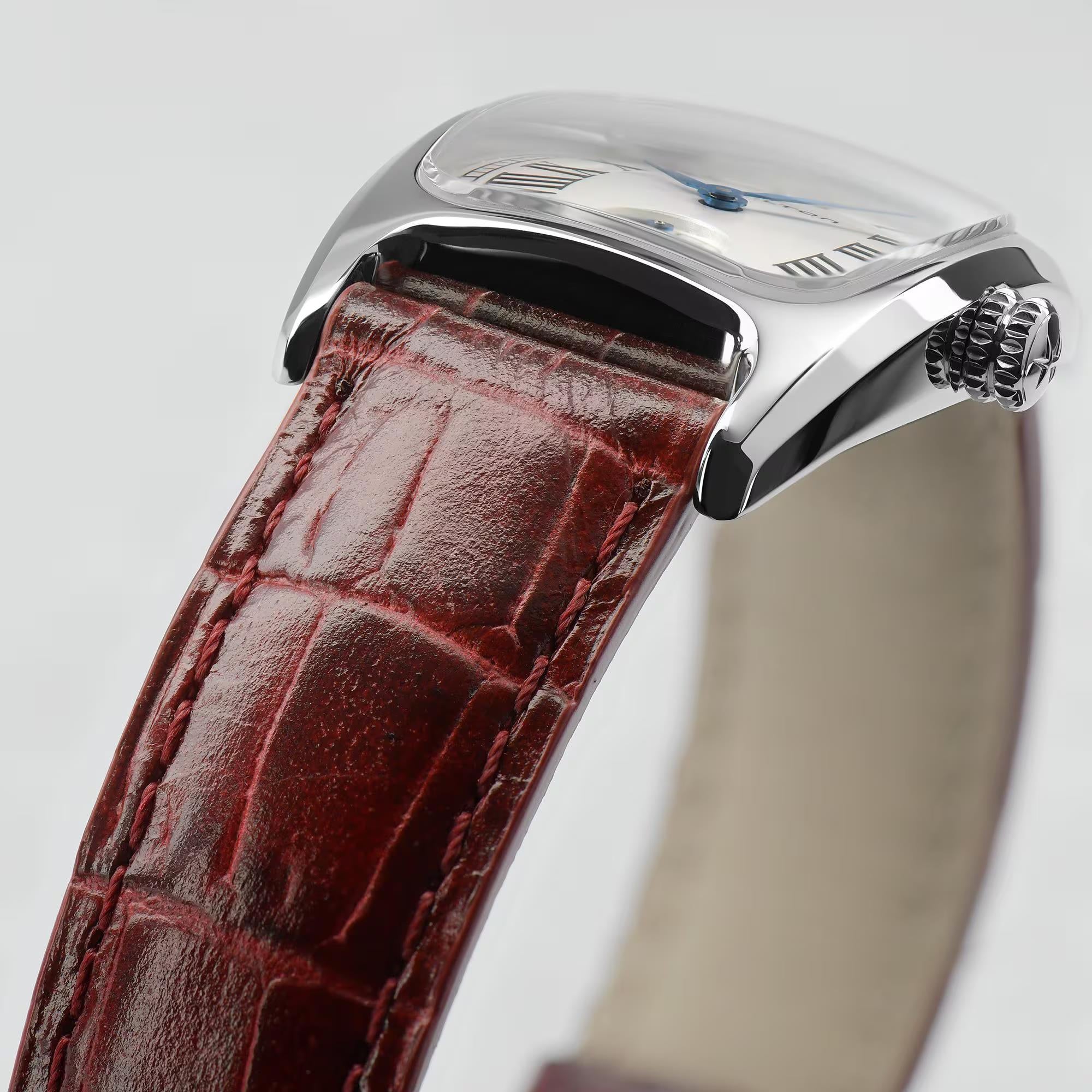 Hamilton American Classic 24mm Kleine Sekunde Weißes Zifferblatt Leder Damen Quarz Uhr H13321811