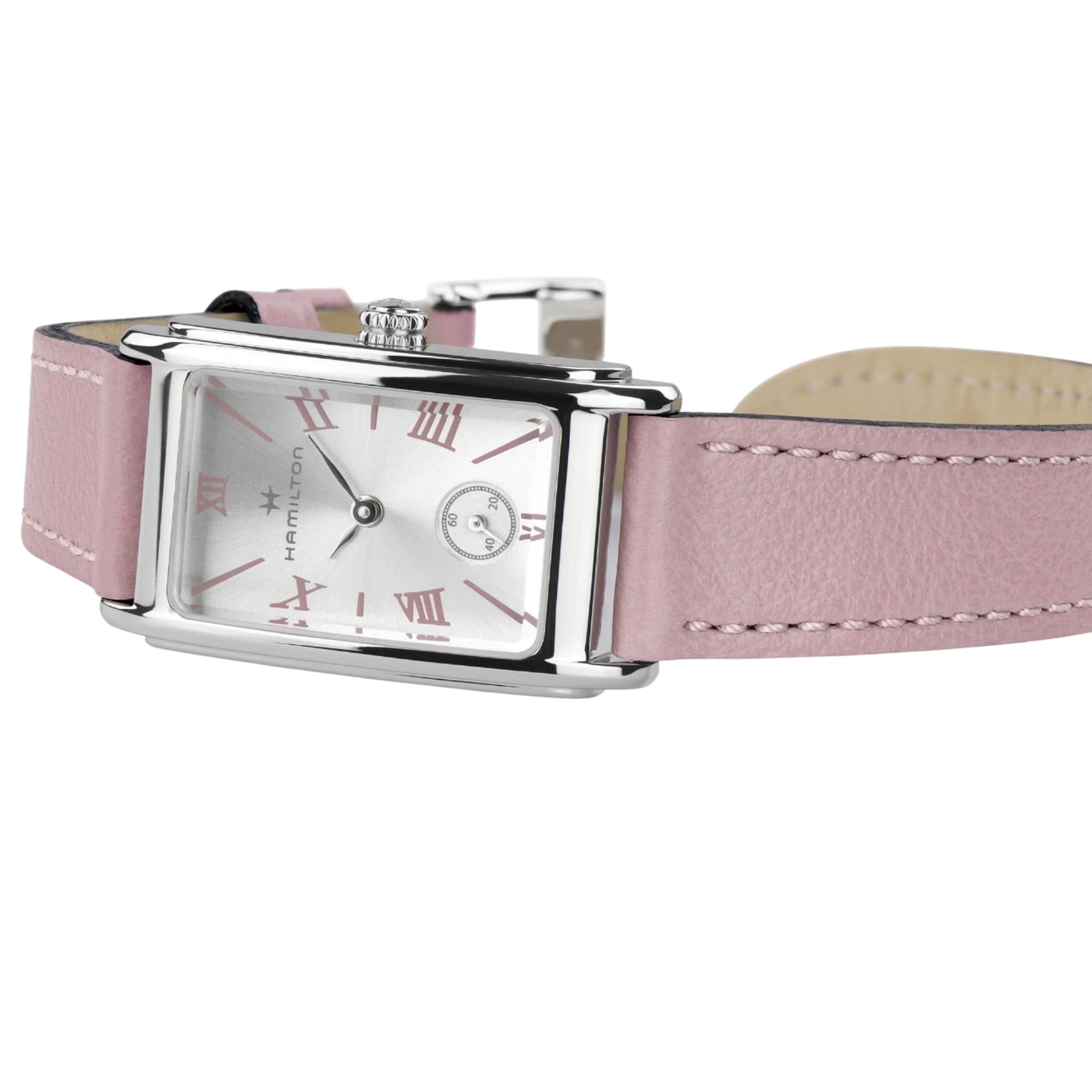 Hamilton American Classic 19mm Silver Dial Leather Ladies Quartz Watch H11221853