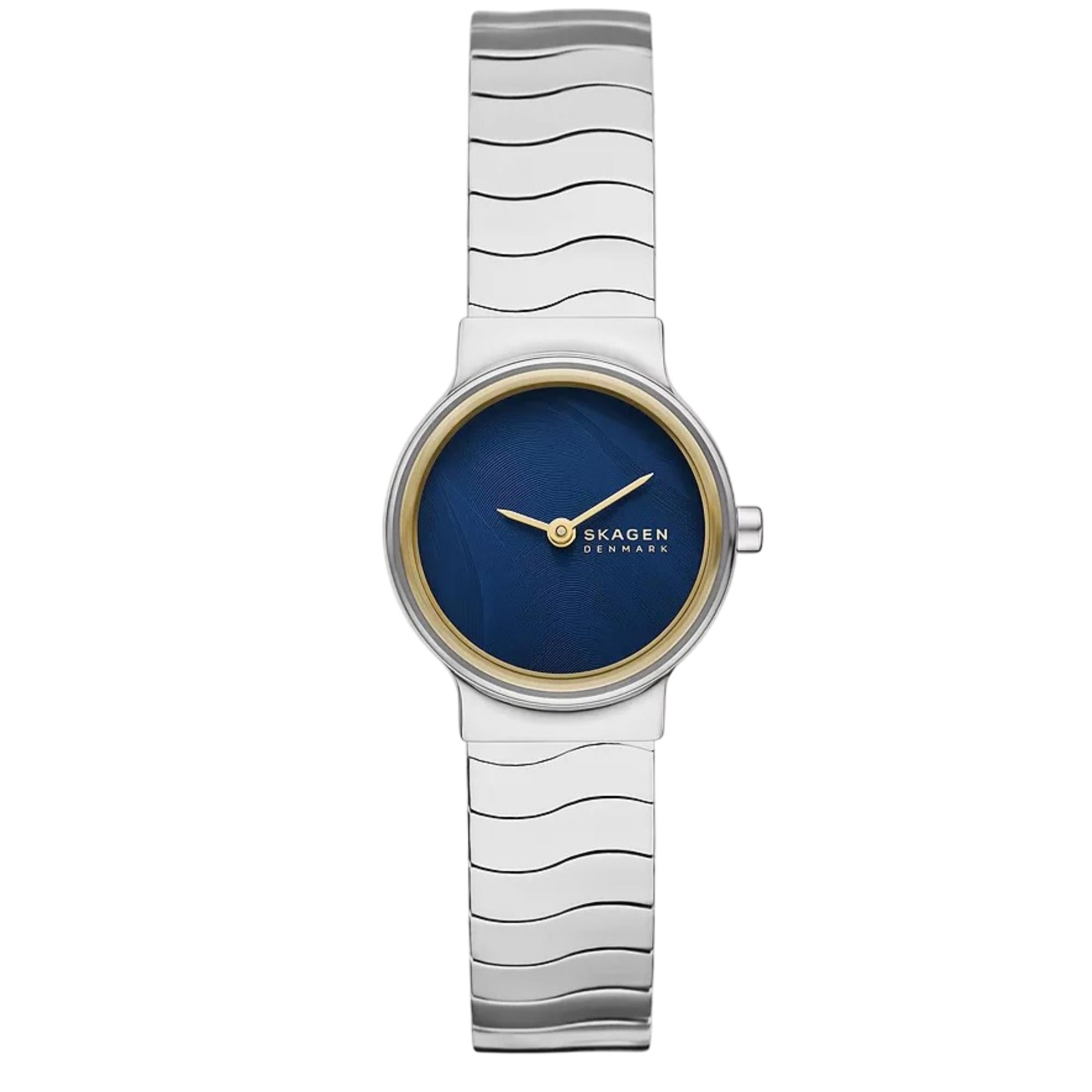 Skagen Freja Lille Quartz  Blue Dial Steel Strap Women's Watch SKW3171