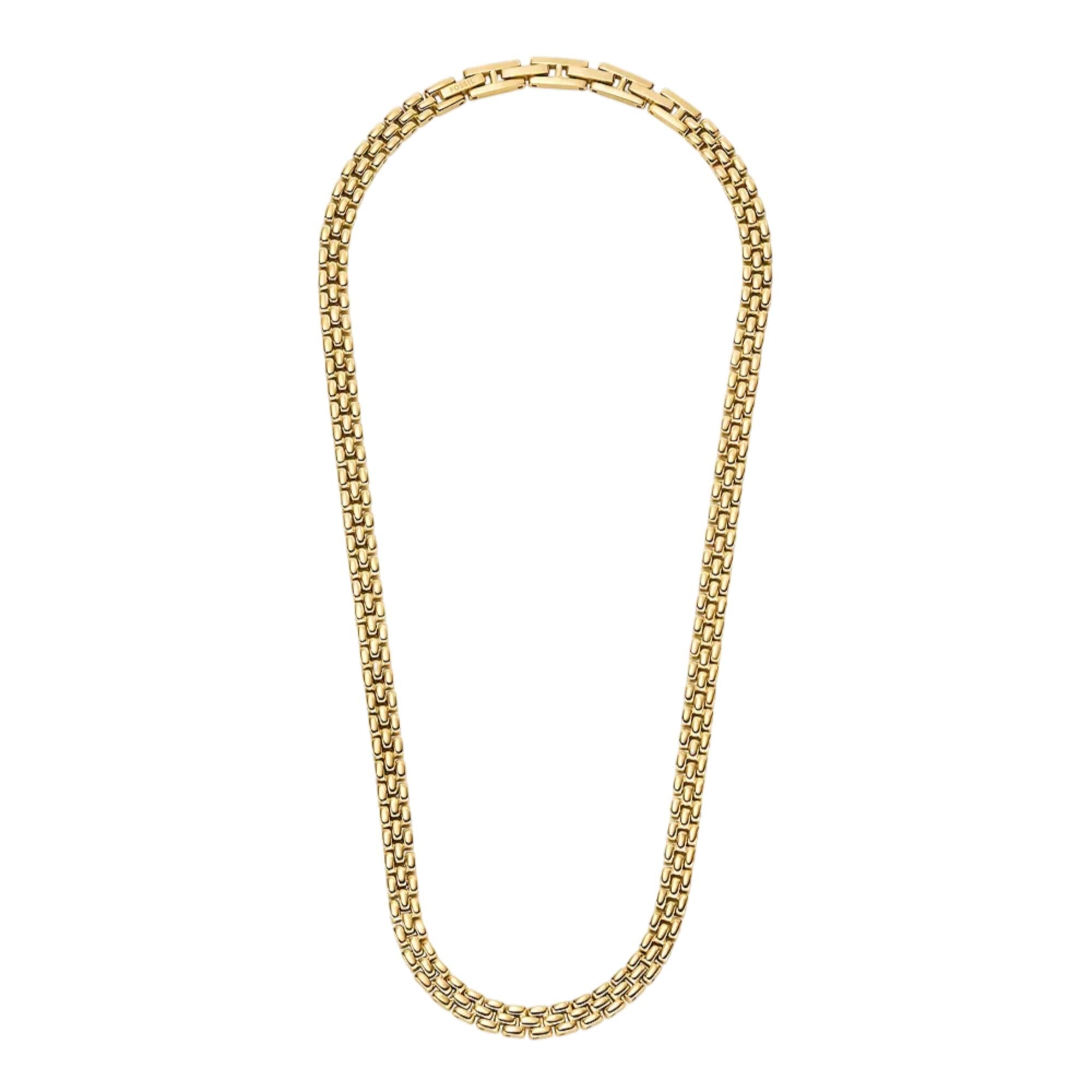 Fossil Arden Links Stainless Steel Chain Necklace JF04900710