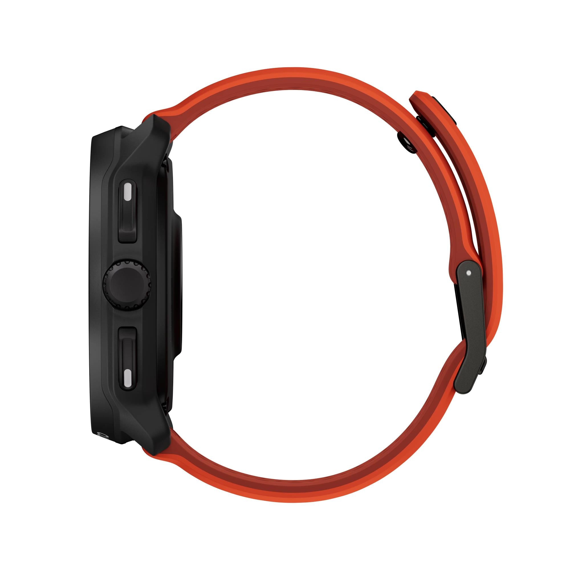 Suunto Race 2 Coral Orange AMOLED Digital Silicone Strap Smart Fitness Watch SS051241000