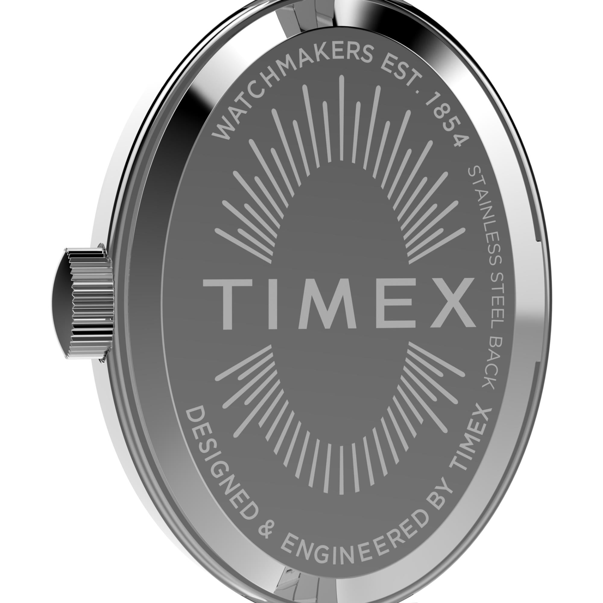 Timex Trend 19mm Turquoise Dial Steel Ladies Quartz Watch TW2Y26600