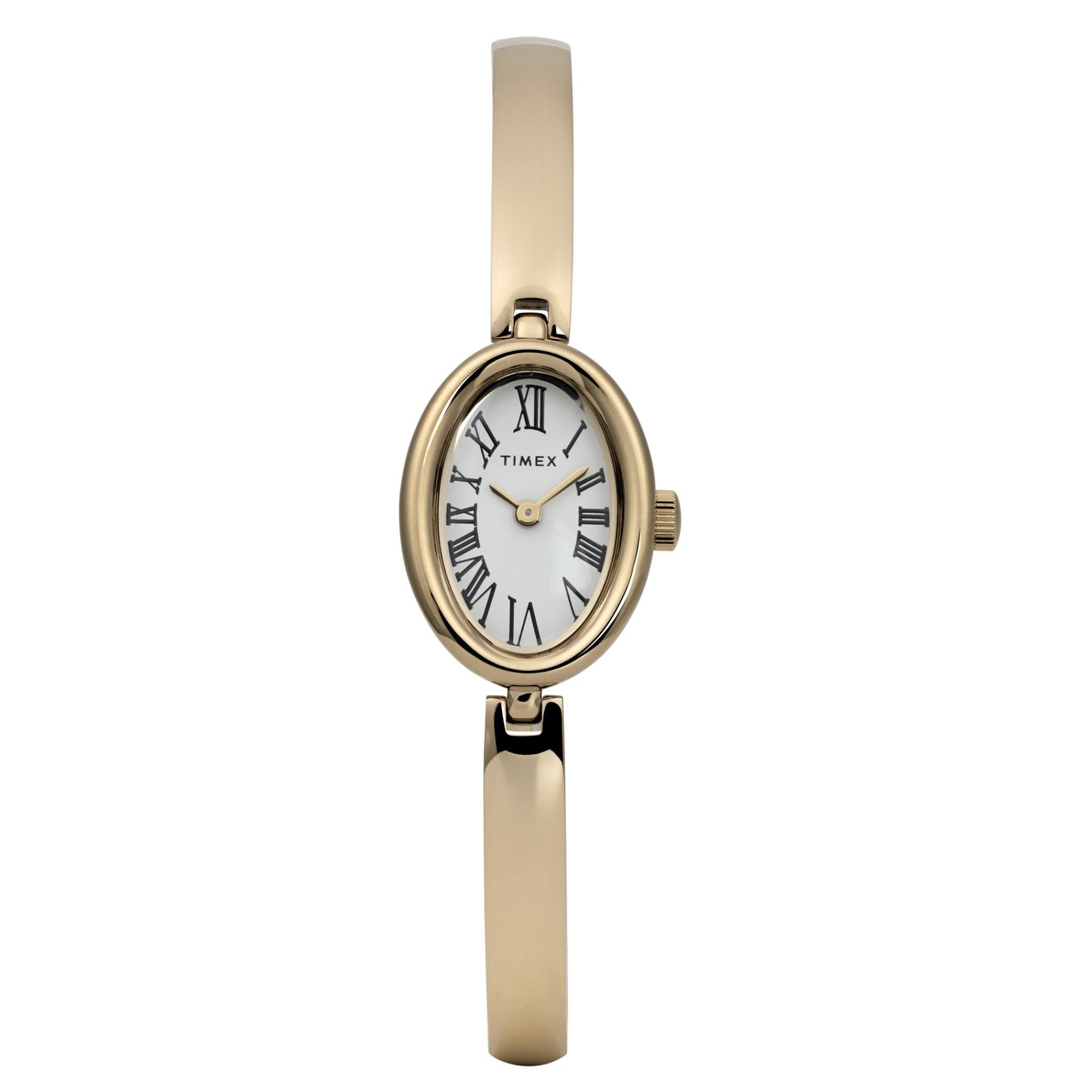 Timex Trend 19mm White Dial Steel Ladies Quartz Watch TW2Y27200