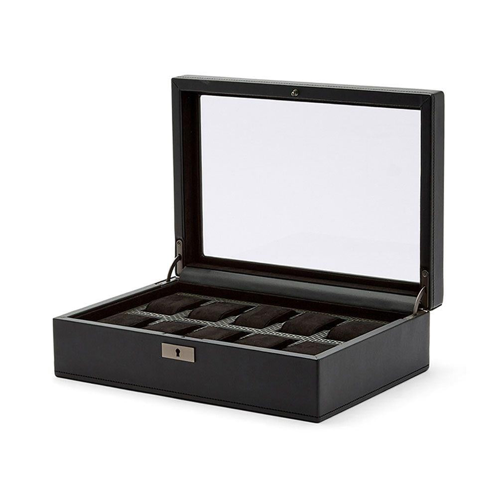 WOLF Axis 10 Piece Powder Coat Watch Box 488103