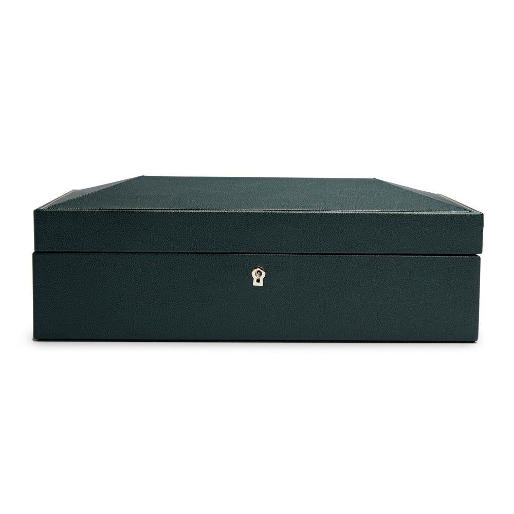 WOLF British Racing 10 Piece Green Watch Box 792741
