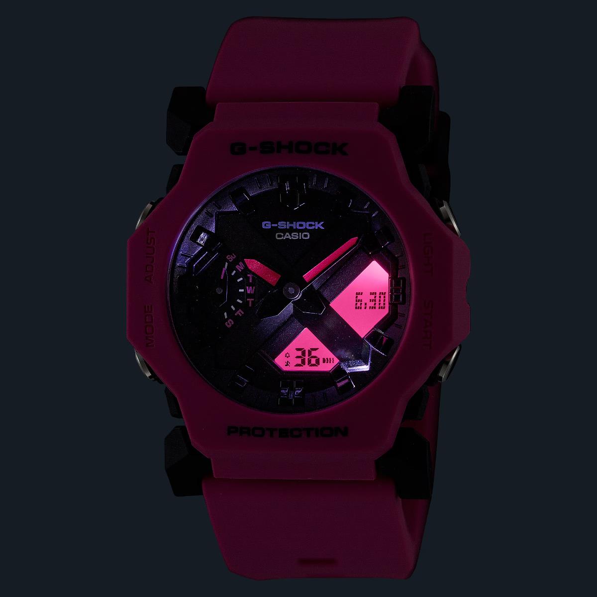 Casio G-Shock Classic Digi-Analog Schwarzes Zifferblatt Kunststoffarmband Uhr GA-2300-4AER