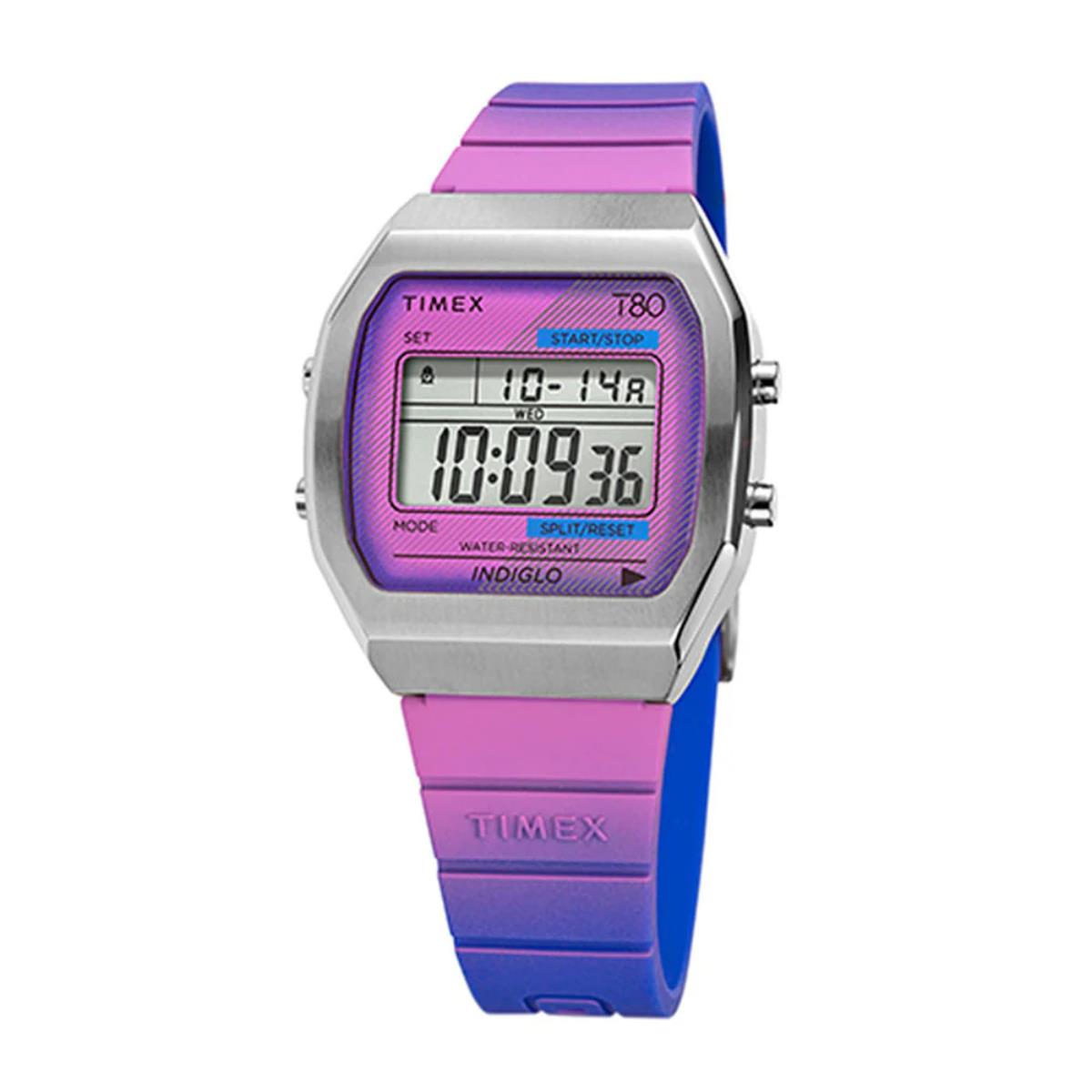 Timex T80 36mm Digitale Harz Quarz Uhr TW2V74600