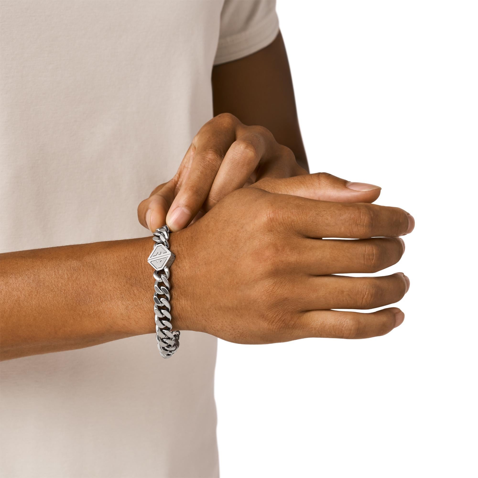 Emporio Armani Stainless Steel Chain Men’s Bracelet EGS3132040