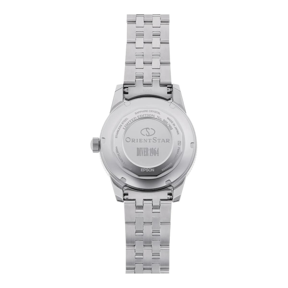 Orient Star Diver 41mm 1964 Limited Edition Silver Dial Steel Mens Automatic Watch RE-AU0502S00B
