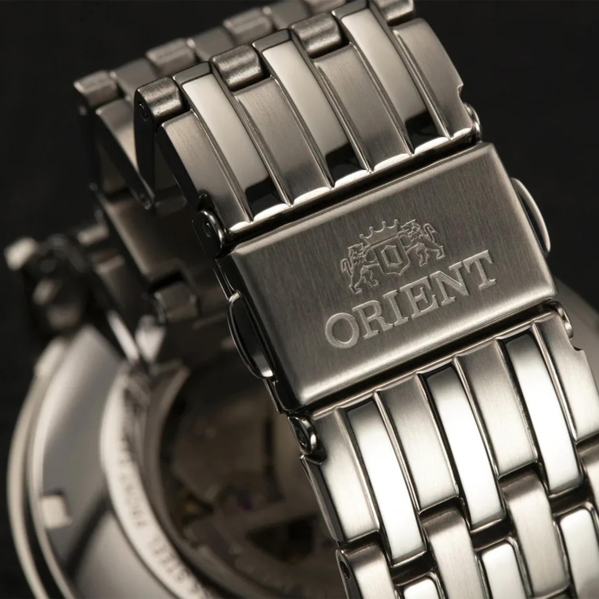 Orient Contemporary 42mm White Dial Steel Mens Automatic Watch RA-AC0J10S10B