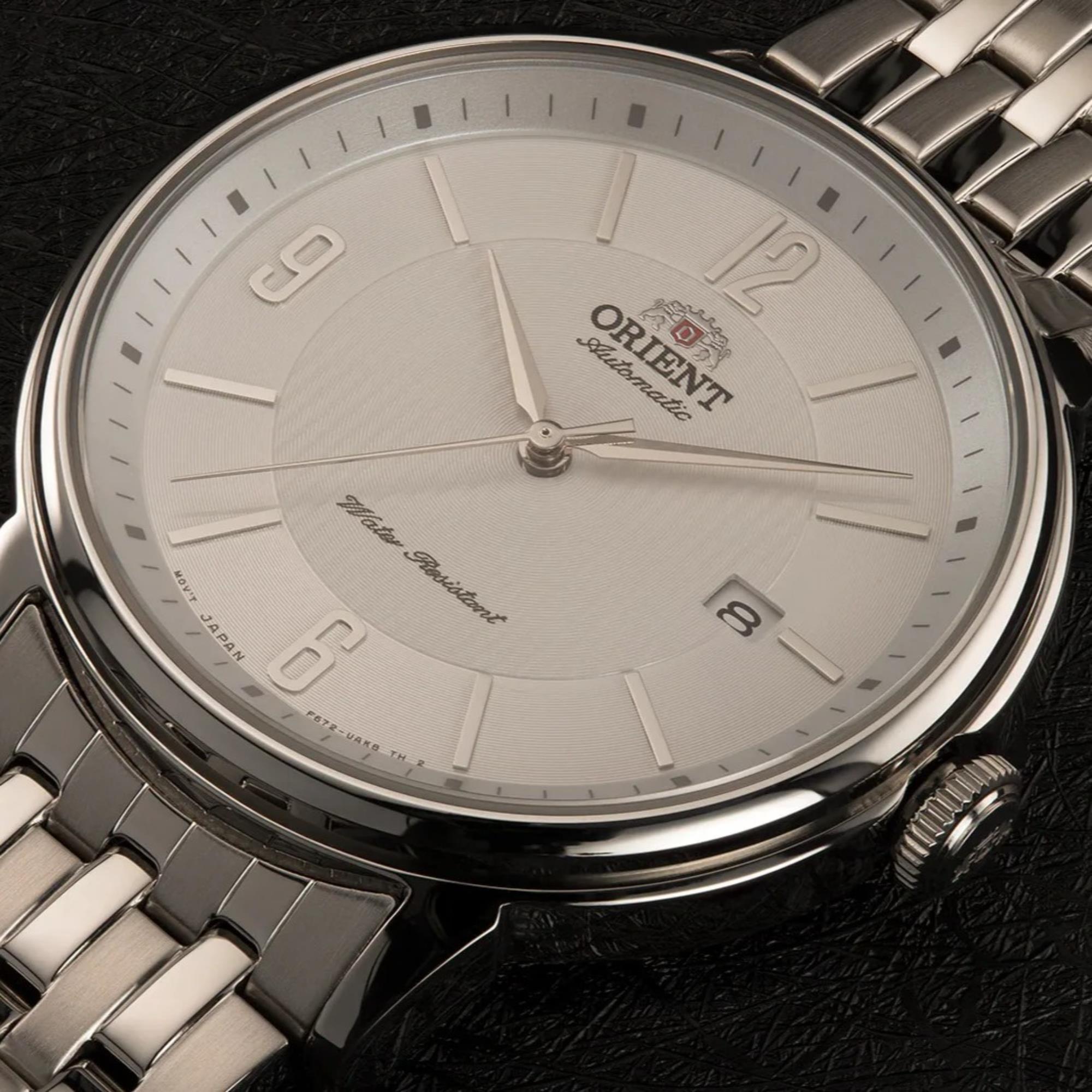 Orient Contemporary 42mm White Dial Steel Mens Automatic Watch RA-AC0J10S10B