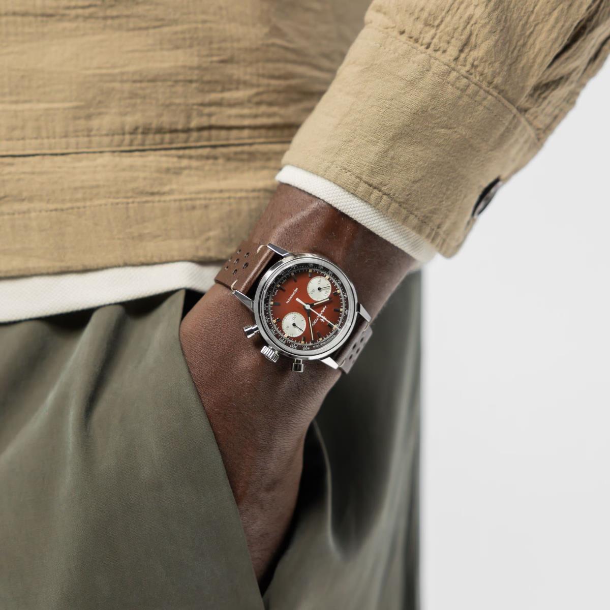 Hamilton American Classic Intra-Matic Chrono H38429591 mechanical watch on wrist