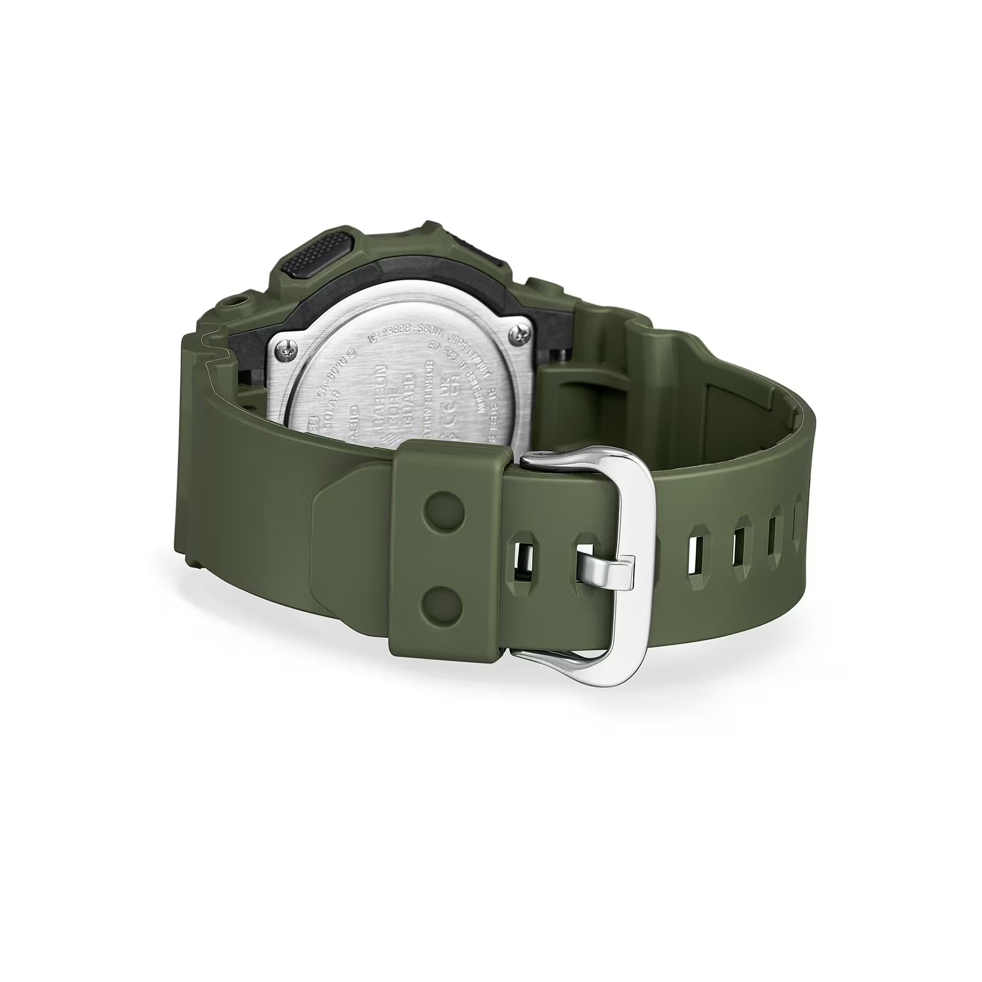 Casio G-Shock Solar Bluetooth Grüne Digi-Analoge Harzarmband Herren Uhr GA-B010-3AER