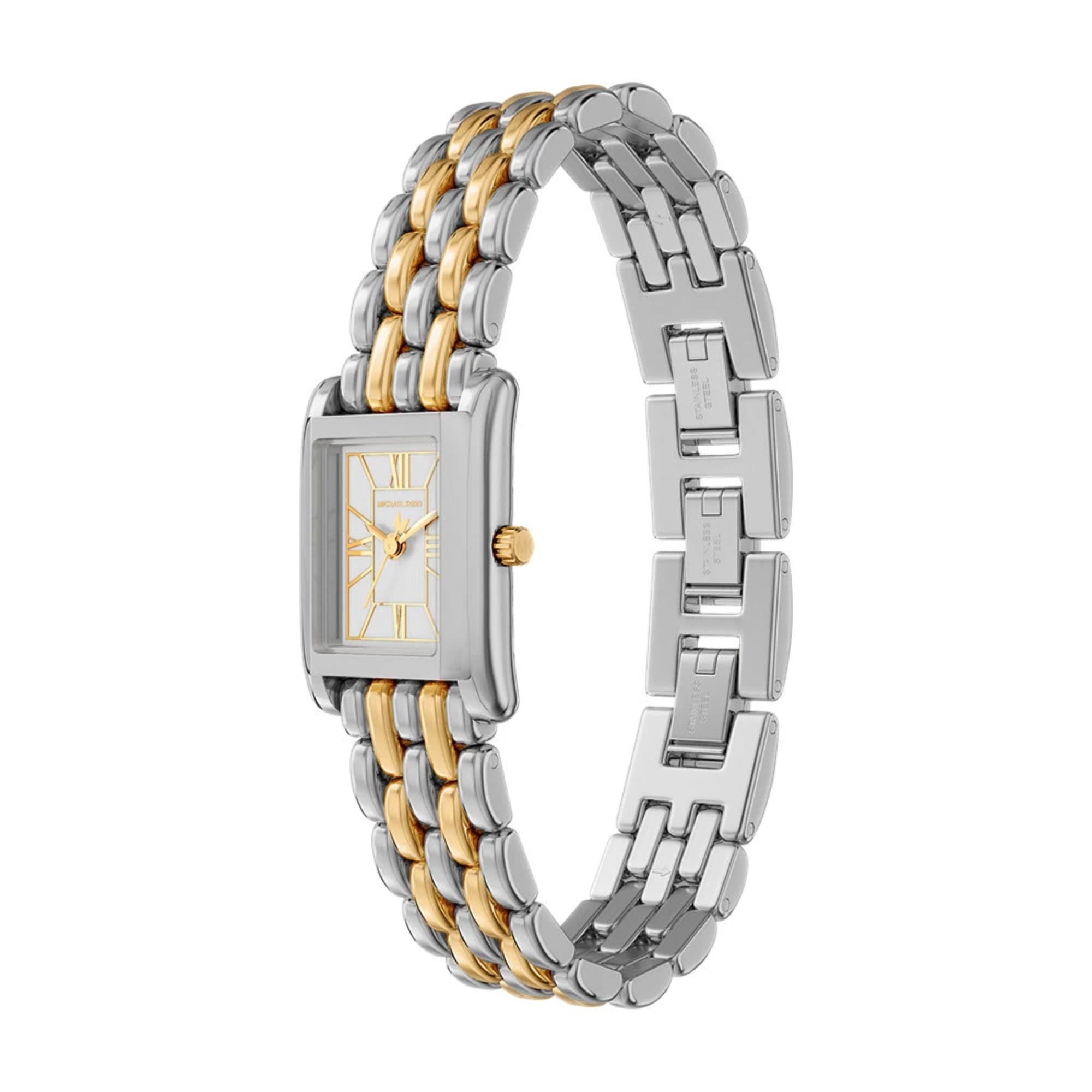 Michael Kors Petite 20mm White Dial Steel Ladies Quartz Watch MK4999