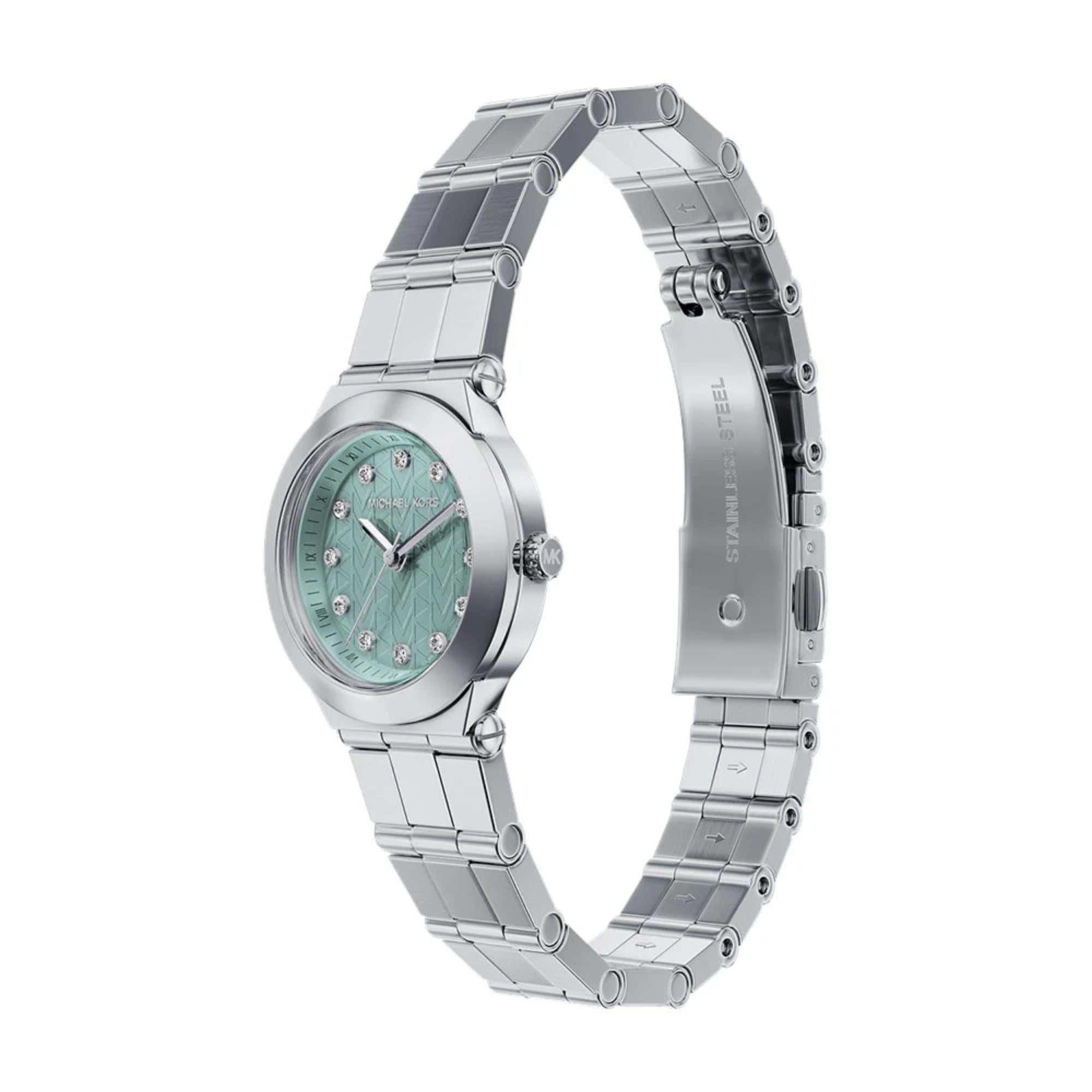 Michael Kors Billie 26mm Blue Dial Steel Ladies Quartz Watch MK7569