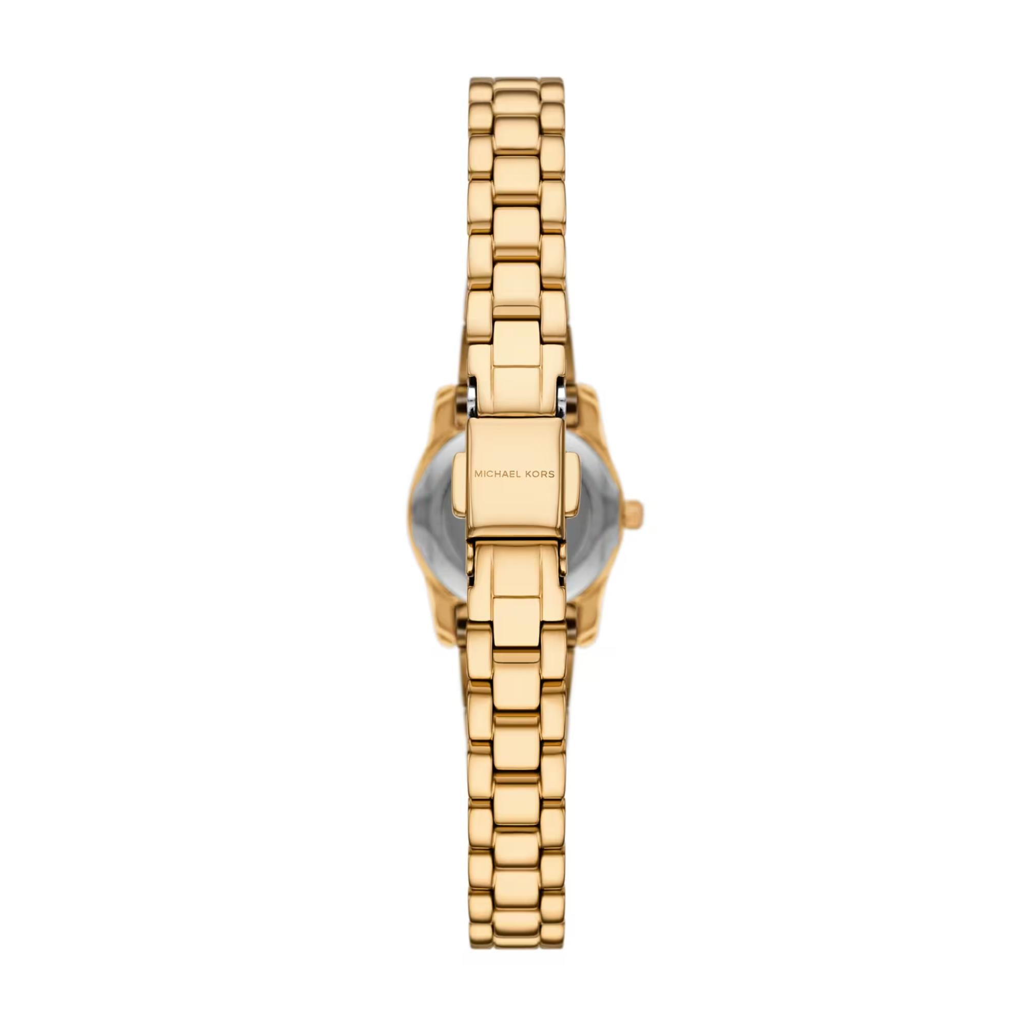 Michael Kors Lexington 19mm Gold Zifferblatt Stahl Damen Quarz Uhr MK4862