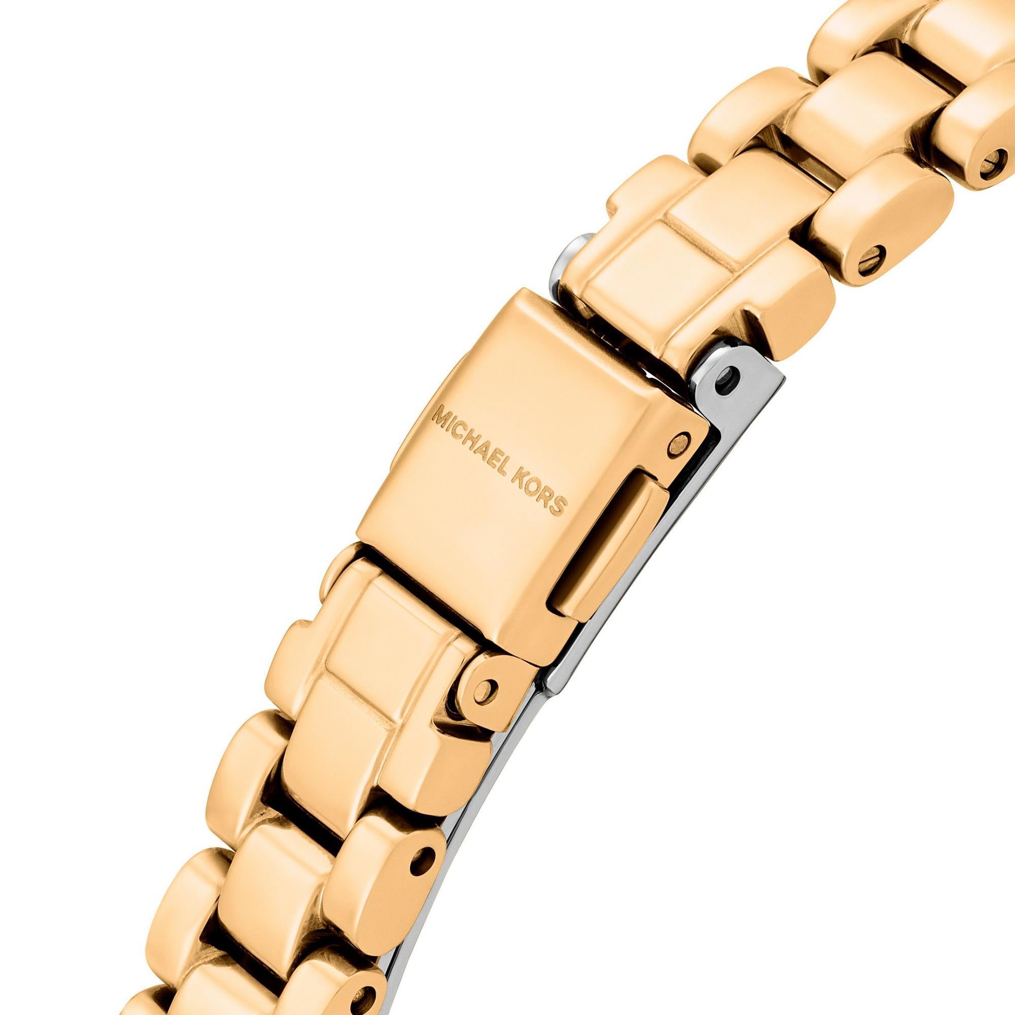 Michael Kors Lexington 19mm Gold Zifferblatt Stahl Damen Quarz Uhr MK4862