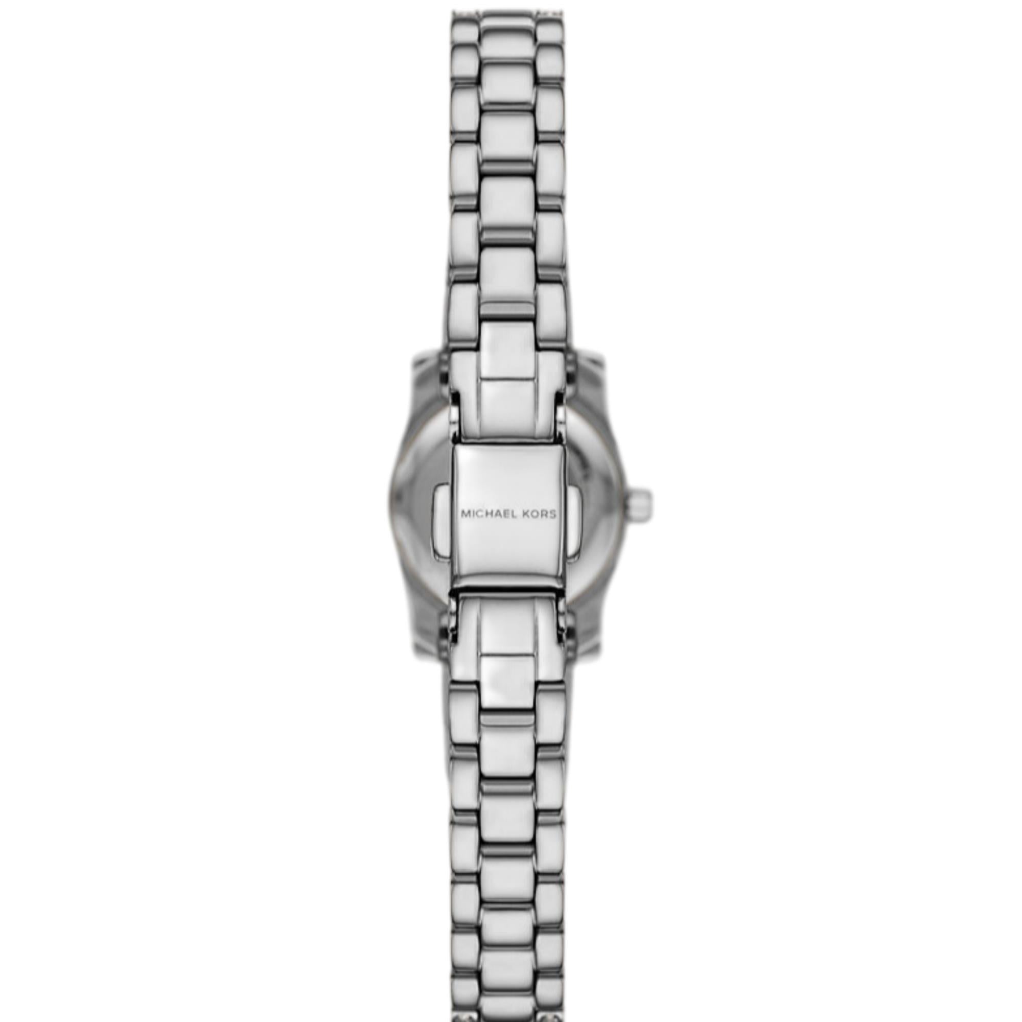 Michael Kors Lexington 19mm Silver Dial Steel Ladies Quartz Watch MK4864