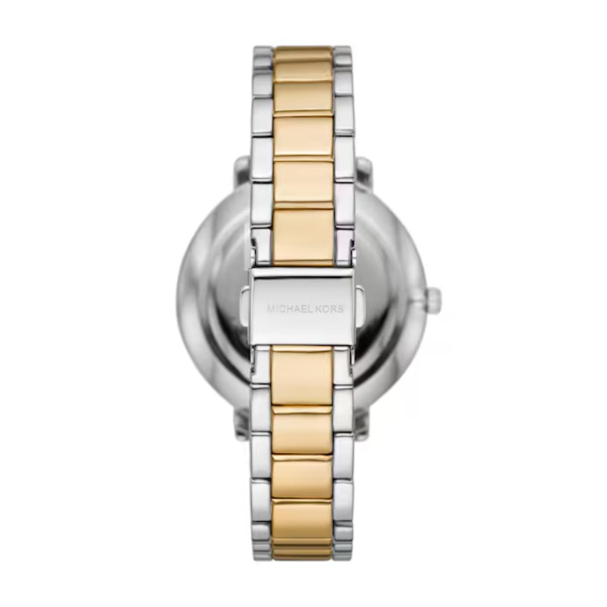Michael Kors Pyper 38mm White Dial Steel Ladies Quartz Watch MK4918